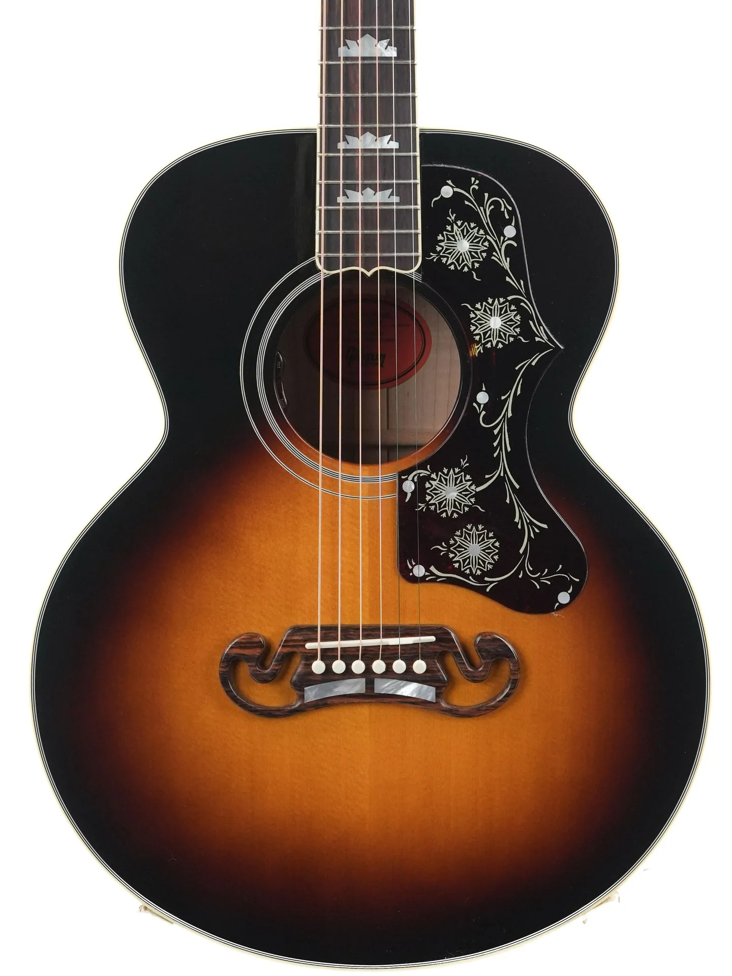 Gibson Custom J200 Parlor Vintage Sunburst #22375049 - Image 5