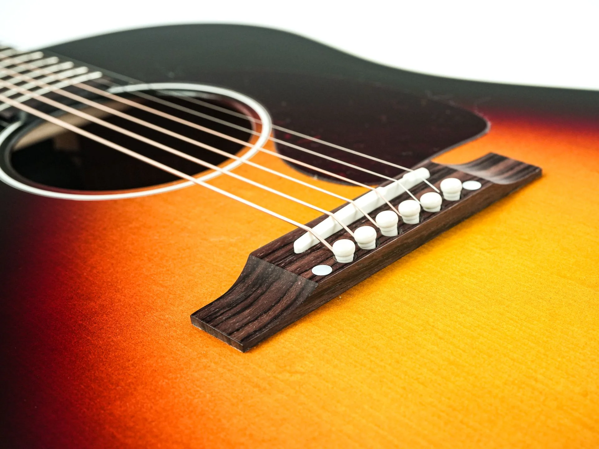 Gibson Custom J45 Standard Red Spruce Tri Burst - Image 7