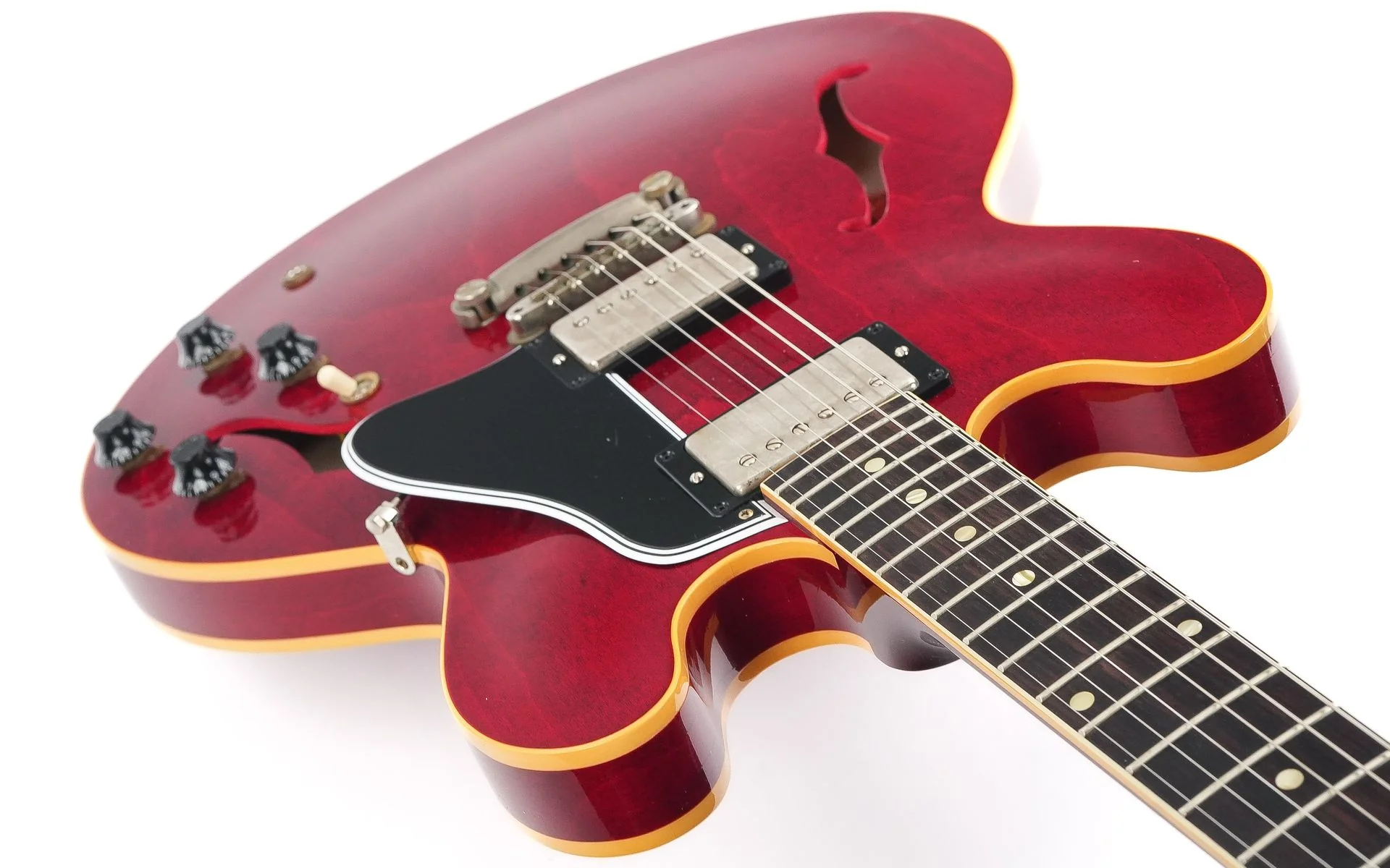 Gibson Custom Murphy Lab 1961 ES335 Reissue Ultra Light Aged 60s Cherry - Image 10