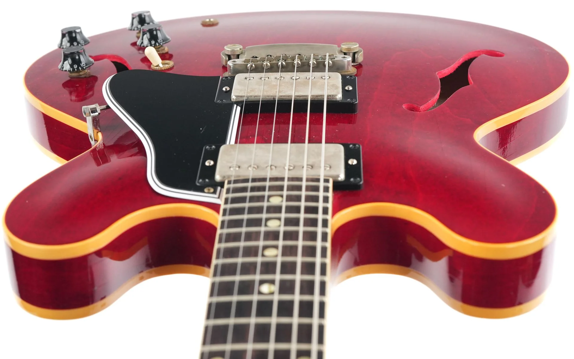 Gibson Custom Murphy Lab 1961 ES335 Reissue Ultra Light Aged 60s Cherry - Image 12