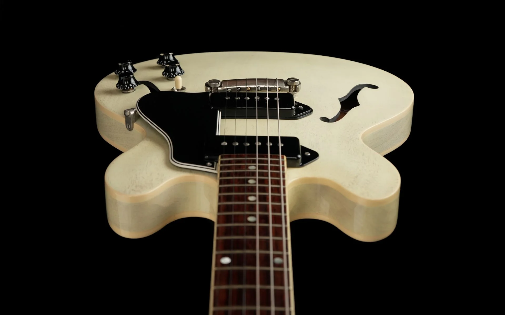 Gibson Custom Shop CS336 All Mahogany TV White 2017 - Image 12
