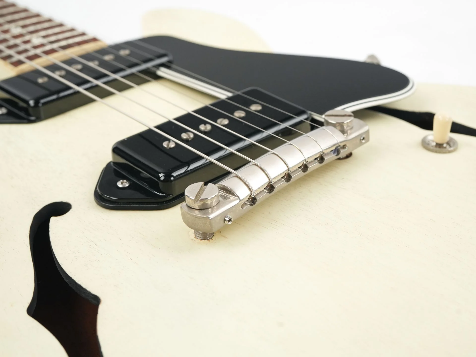 Gibson Custom Shop CS336 All Mahogany TV White 2017 - Image 7