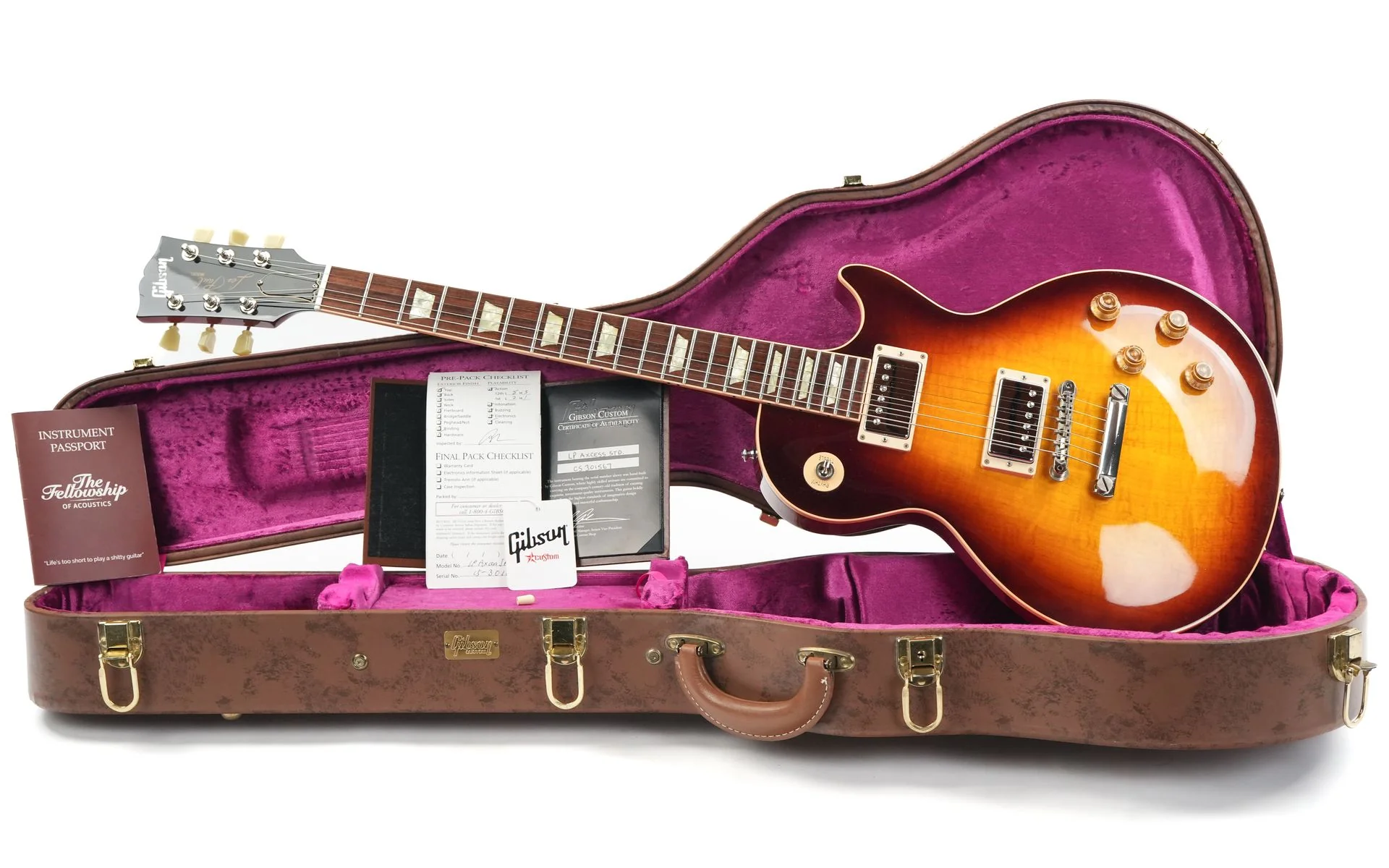Gibson Custom Shop Les Paul Axcess Tobacco Burst 2013 - Image 3