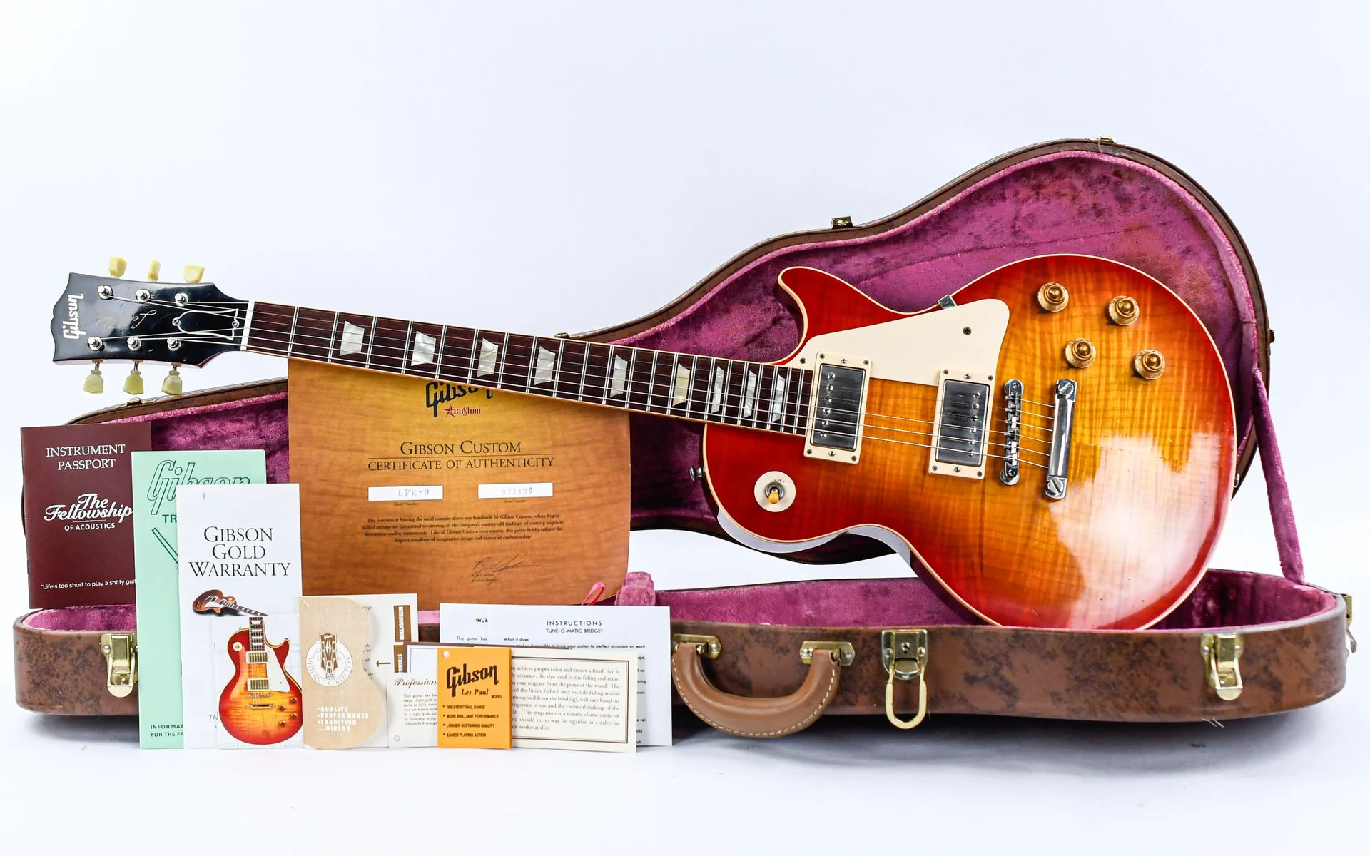 Gibson Custom Shop Les Paul Standard R9 Cherry Sunburst 2007 - Image 3