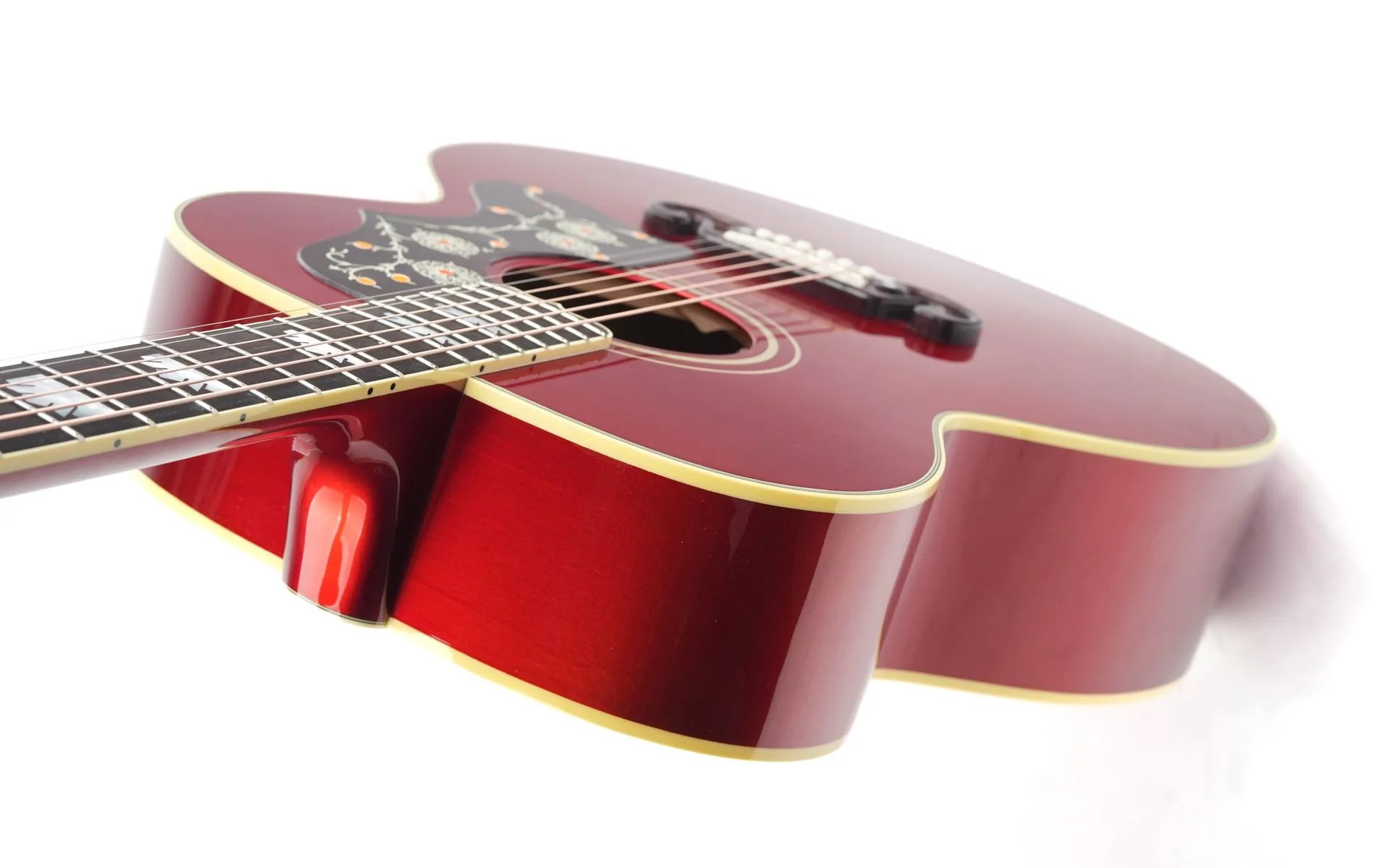 Gibson Custom Shop SJ200 Original Burgundy Mist Gloss - Image 10
