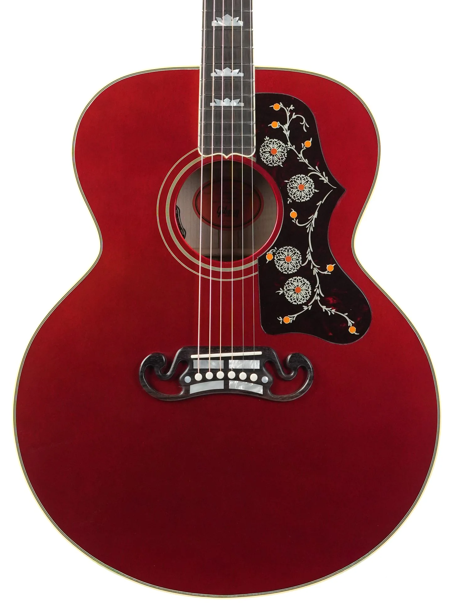 Gibson Custom Shop SJ200 Original Burgundy Mist Gloss - Image 5