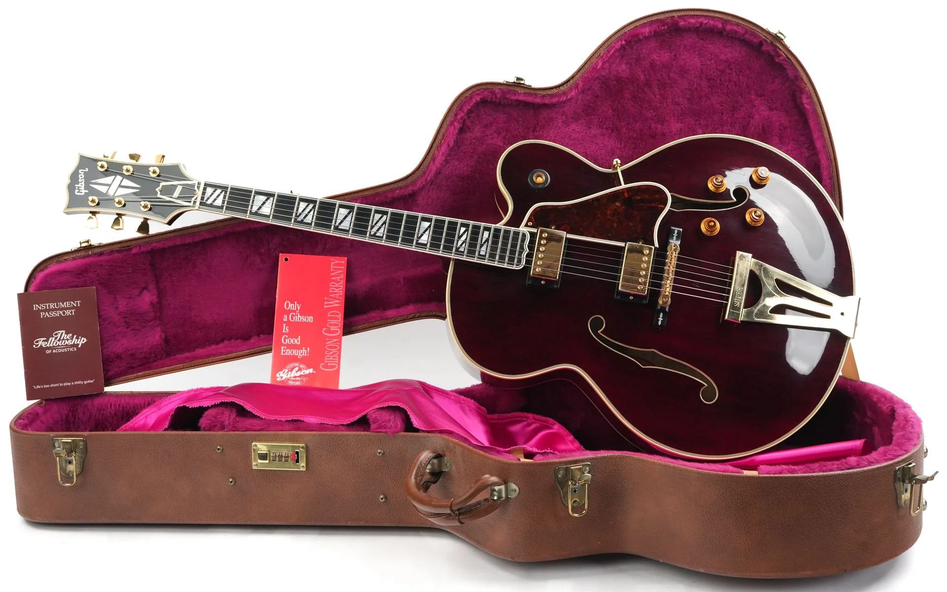 Gibson Custom Super 400 CES Wine Red 1997 - Image 3