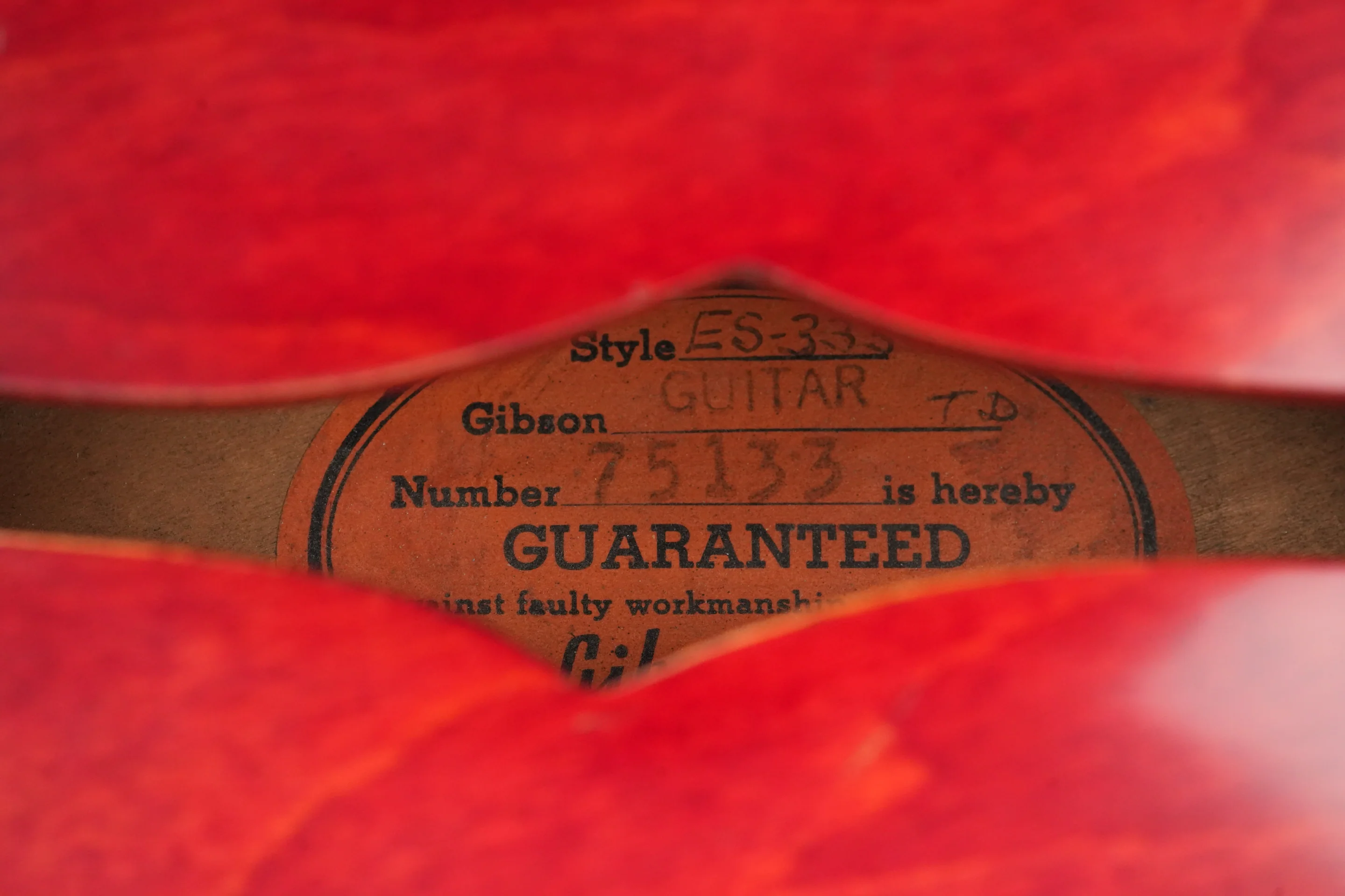 Gibson ES335 Cherry Red 1962 - Image 11