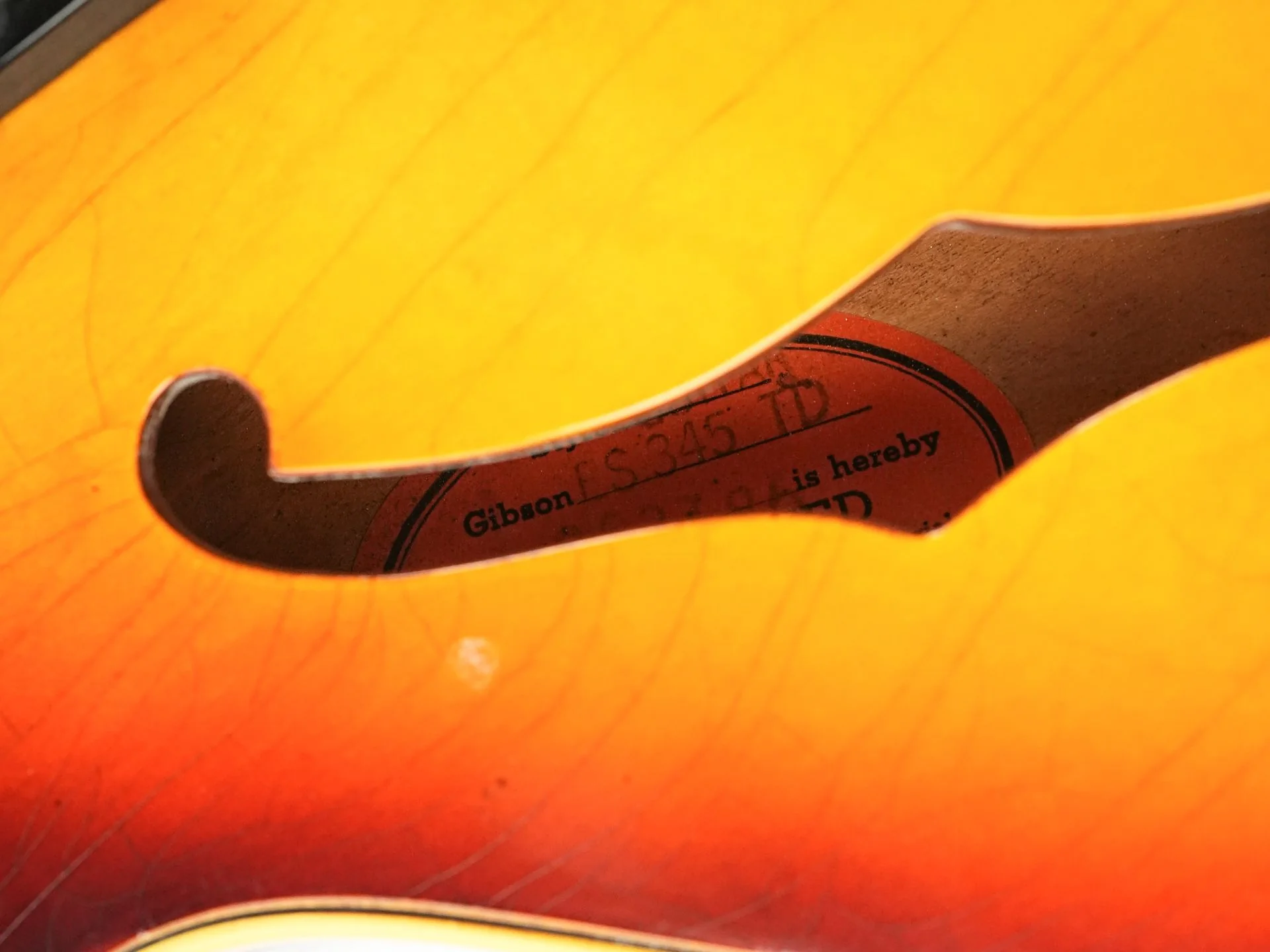 Gibson ES345TD Sunburst 1967 - Image 11