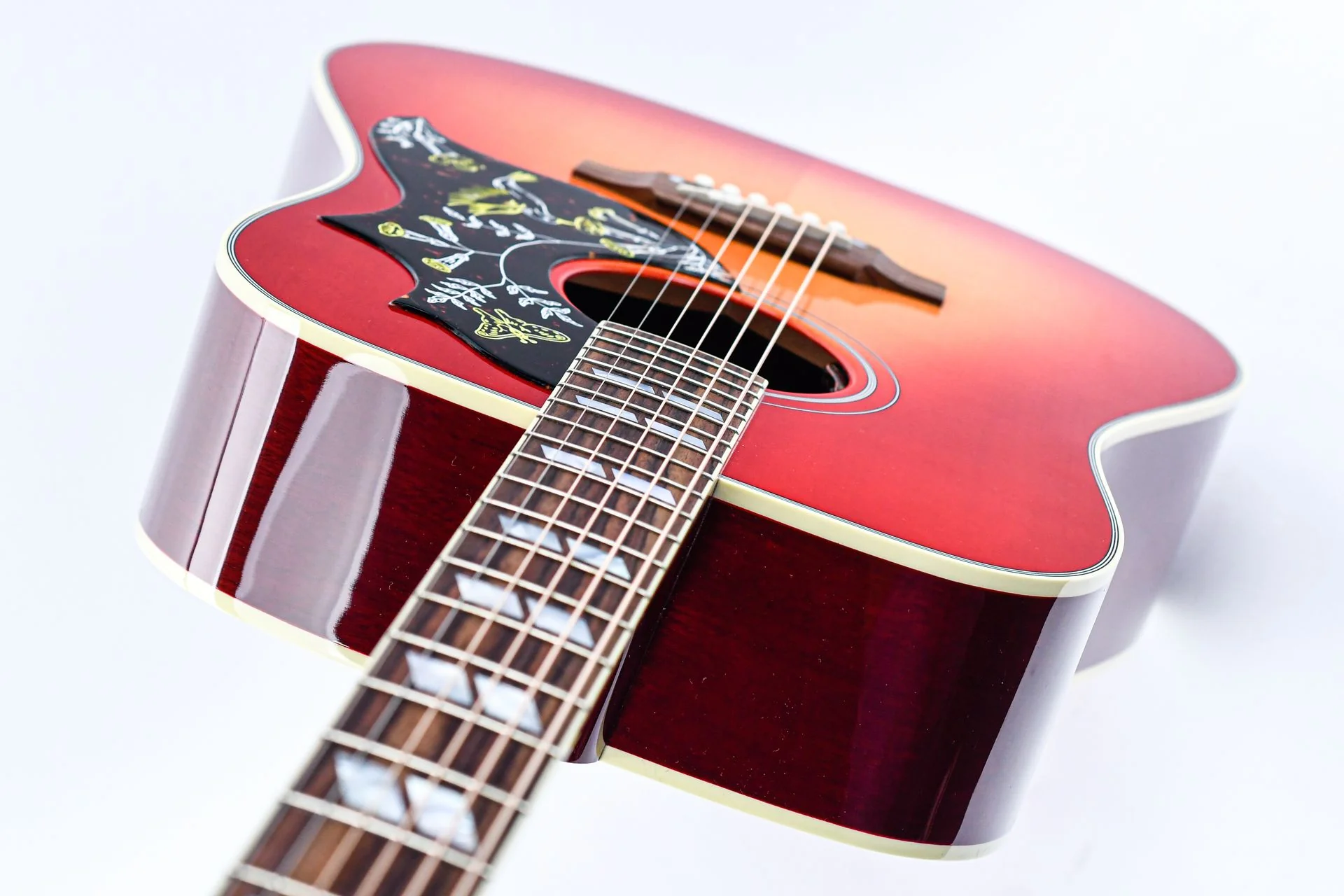 Gibson Hummingbird Standard VCS Vintage Cherry Sunburst - Image 10