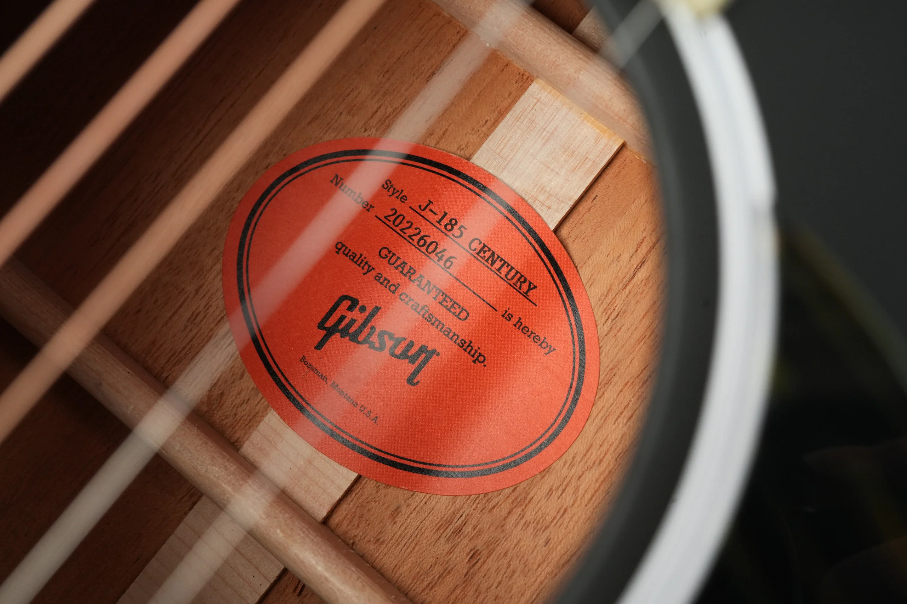 Gibson J185 Century 12 Fret Vintage Sunburst - Image 11