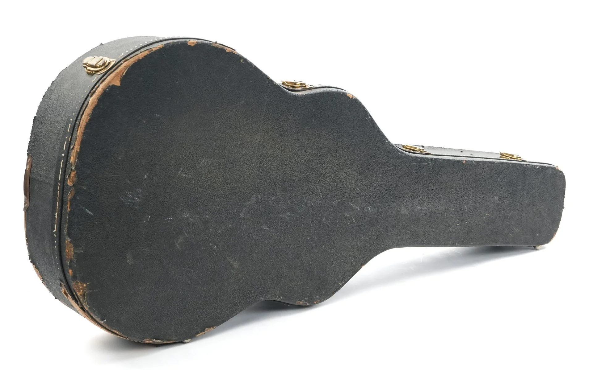 Gibson J200 Case Black with Yellow Lining 1960s - Image 2