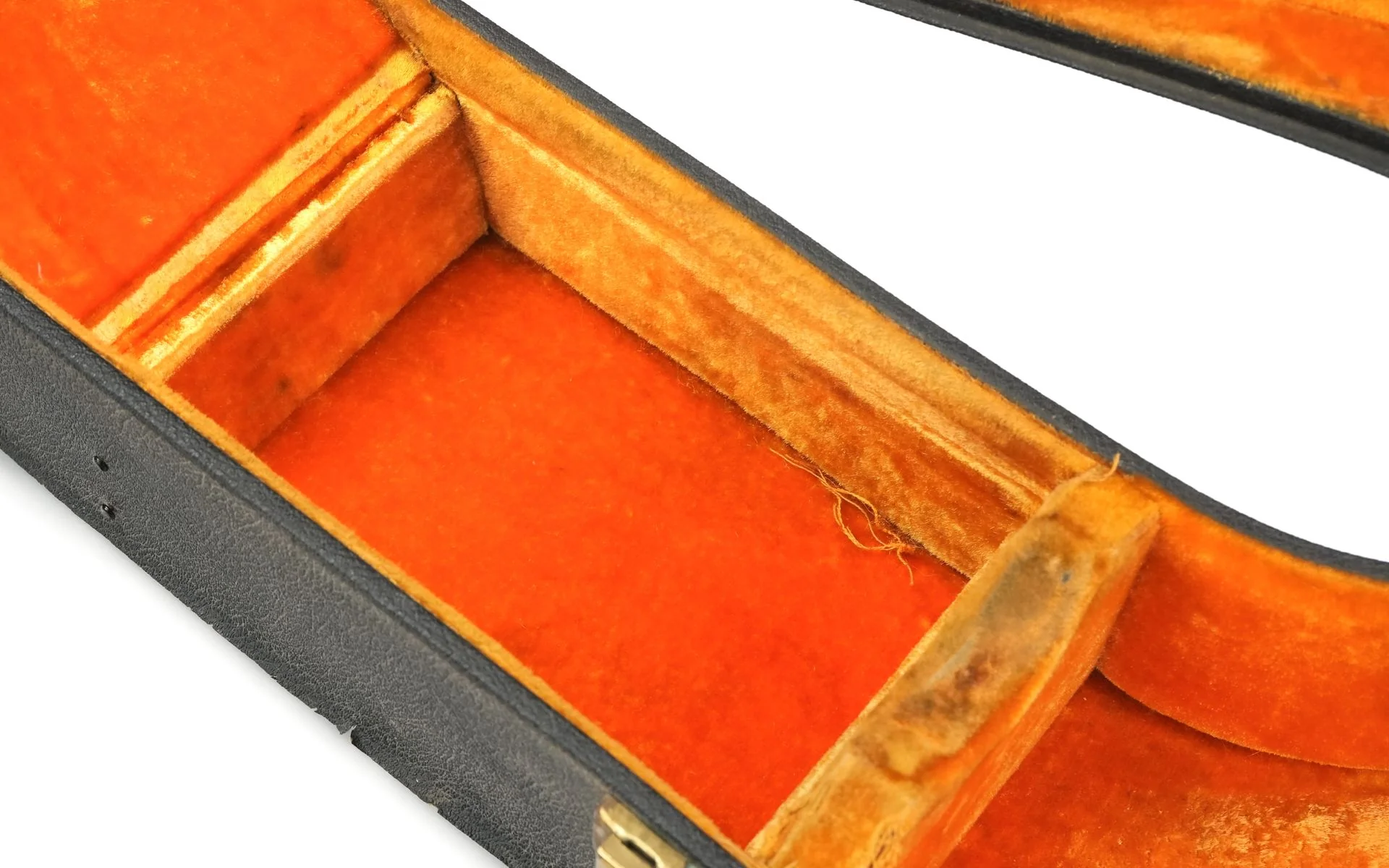 Gibson J200 Case Black with Yellow Lining 1960s - Image 3