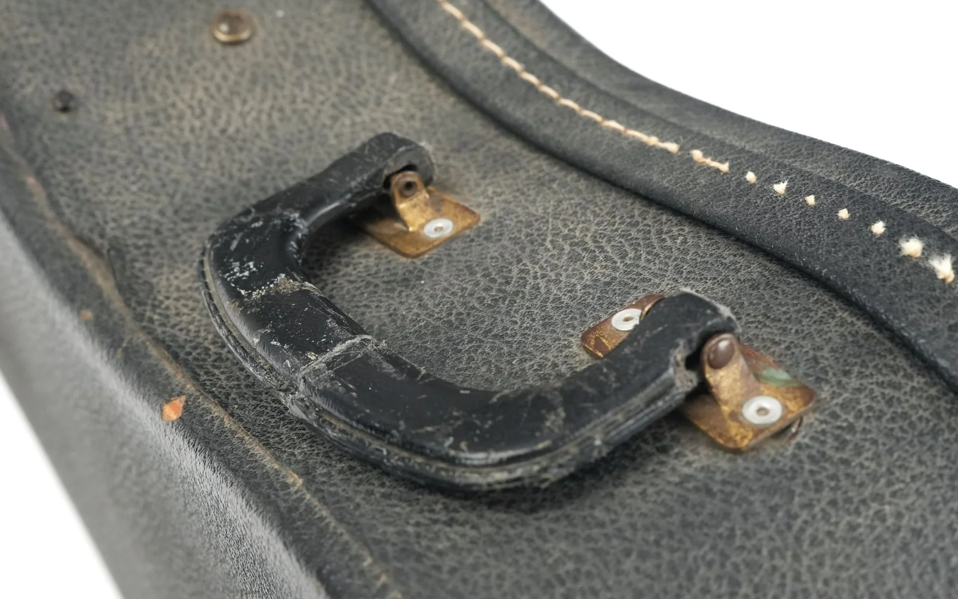 Gibson J200 Case Black with Yellow Lining 1960s - Image 5