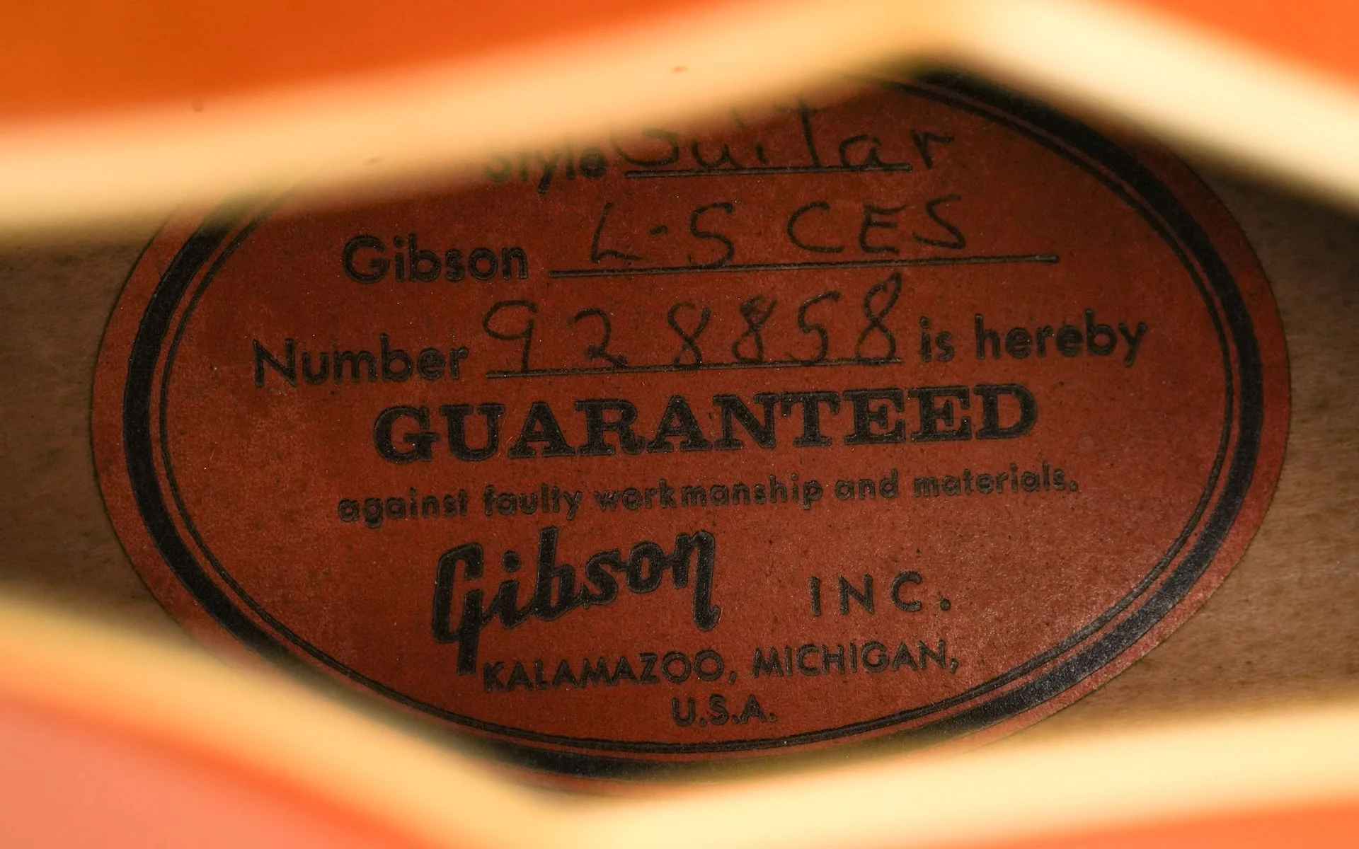 Gibson L5CES Sunburst 1972 - Image 12