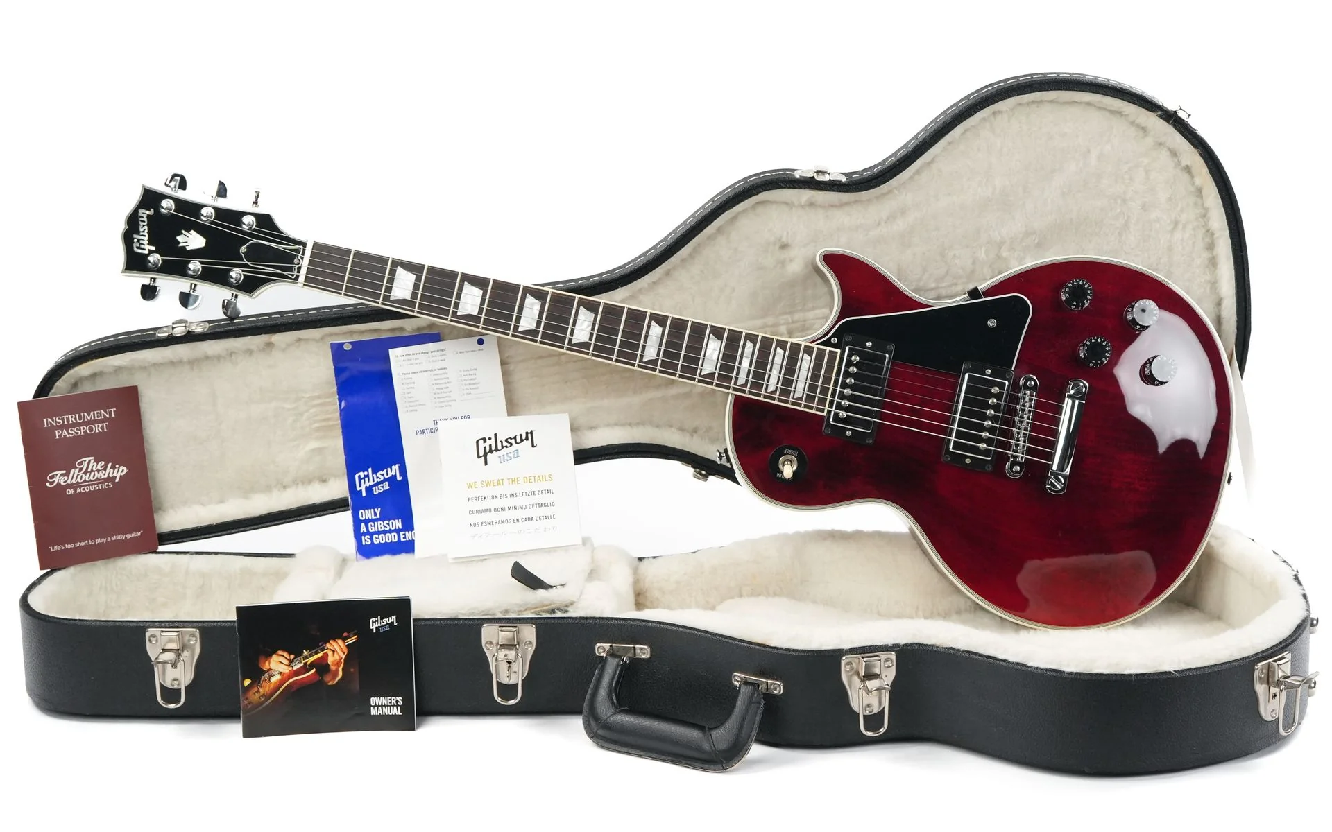 Gibson Les Paul Custom Classic Wine Red 2013 - Image 3