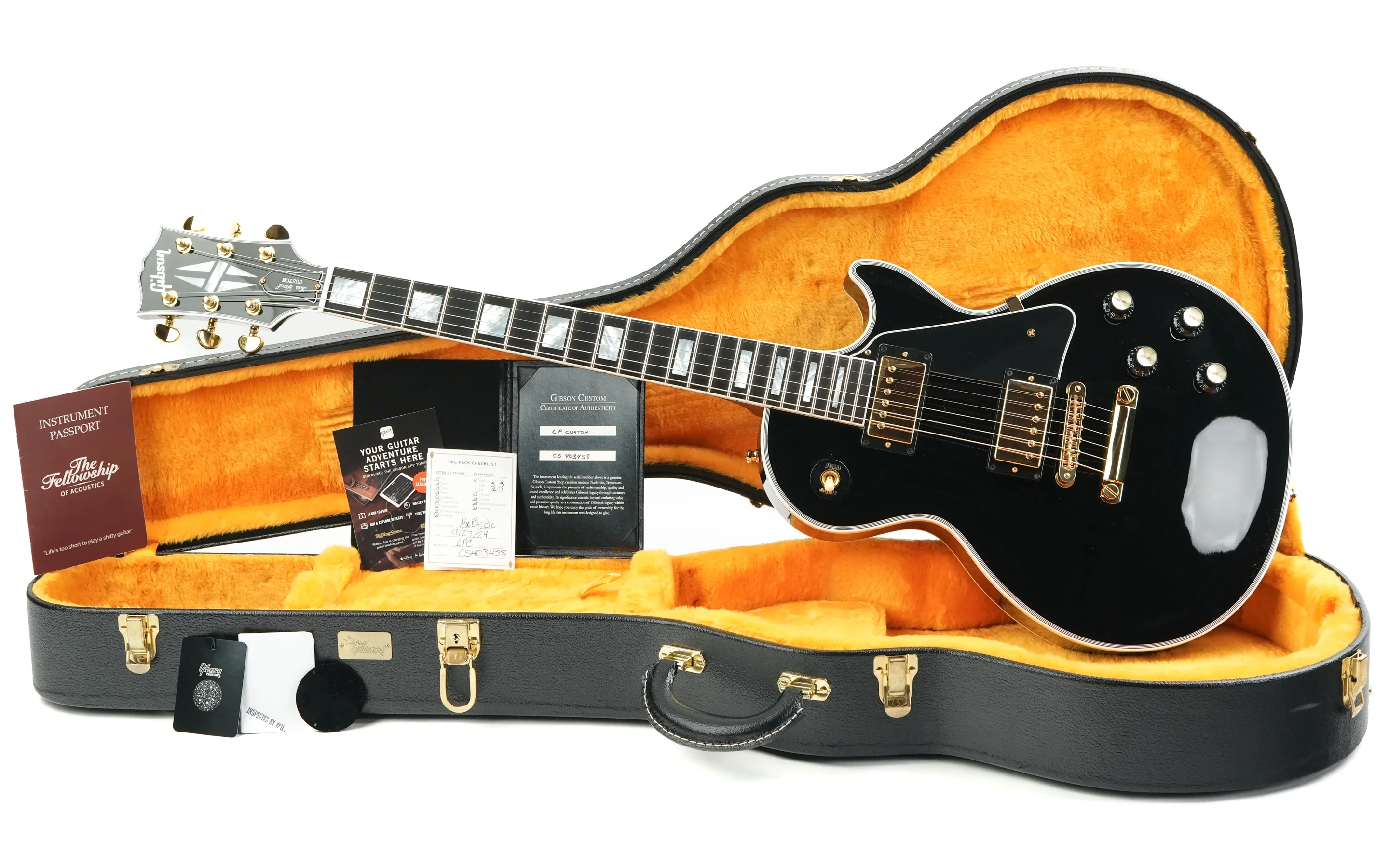 Gibson Les Paul Custom Ebony 2024 - Image 3