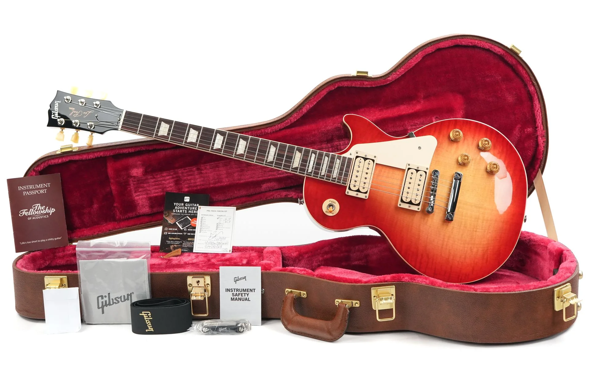Gibson Les Paul Standard 50s Double Trouble Vintage Cherry Sunburst Gloss - Image 3