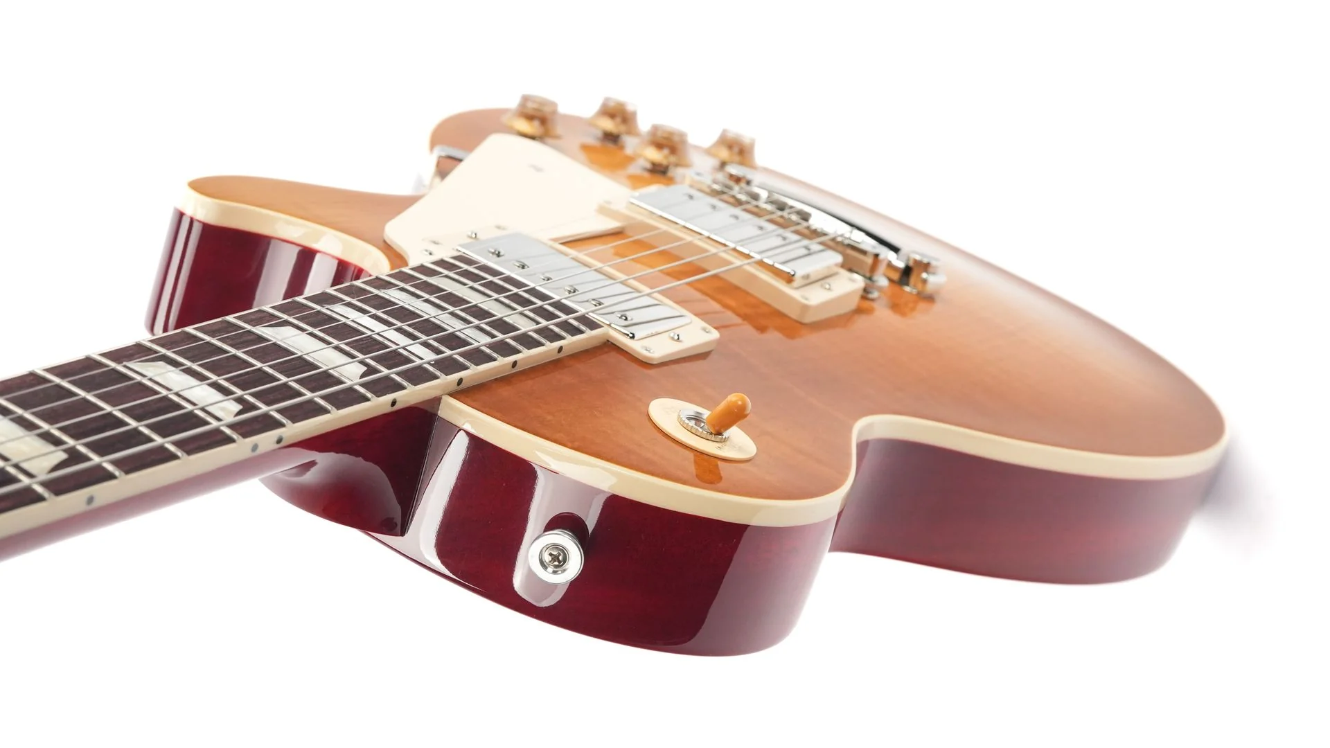 Gibson Les Paul Standard 50s Figured Top Dirty Lemon Burst Cherry Back - Image 10