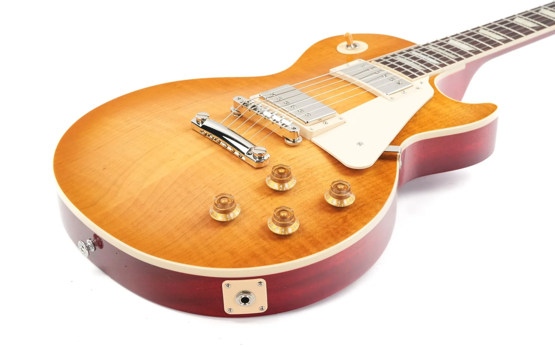 Gibson Les Paul Standard 50s Figured Top Dirty Lemon Burst Cherry Back - Image 11