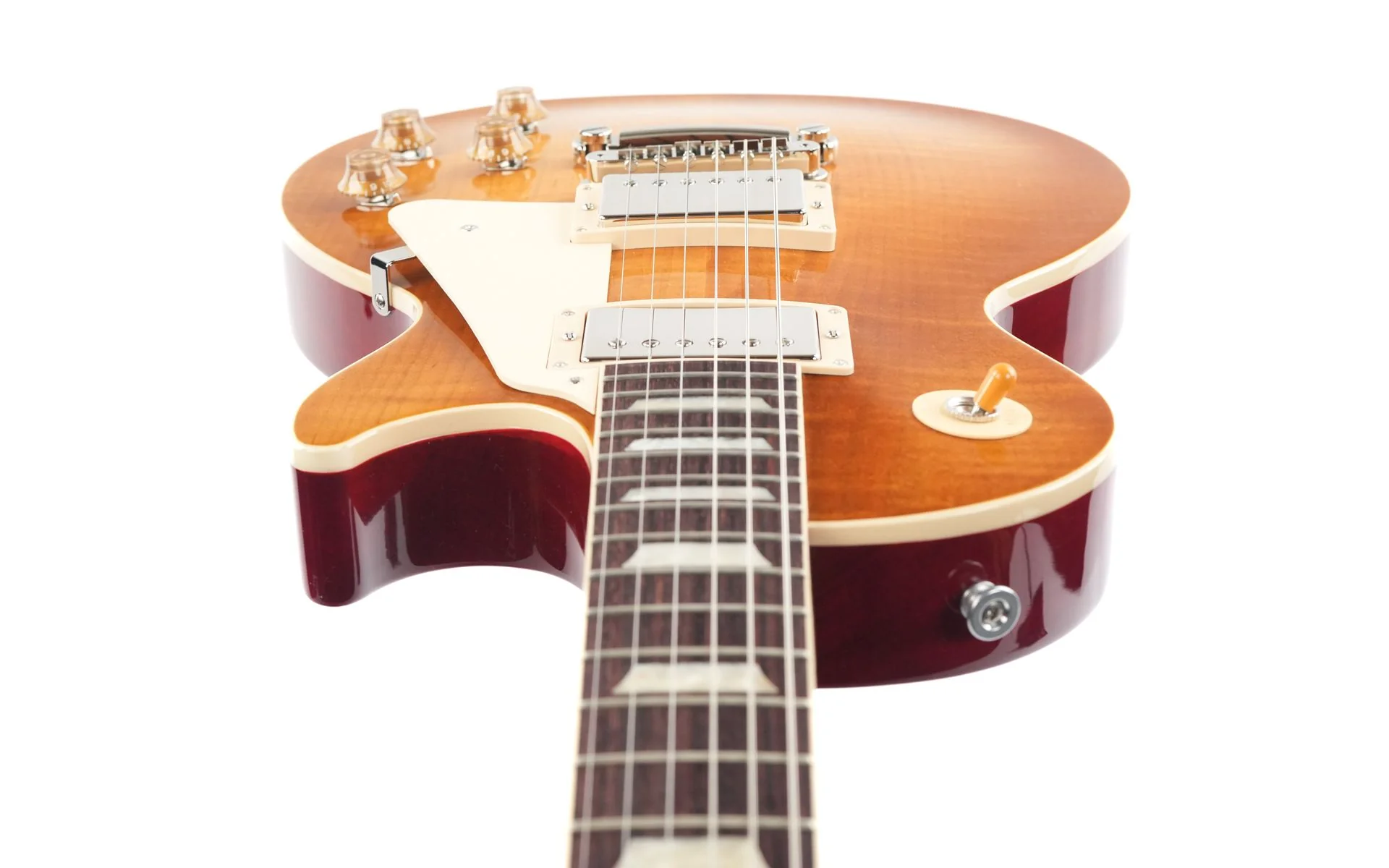 Gibson Les Paul Standard 50s Figured Top Dirty Lemon Burst Cherry Back - Image 12