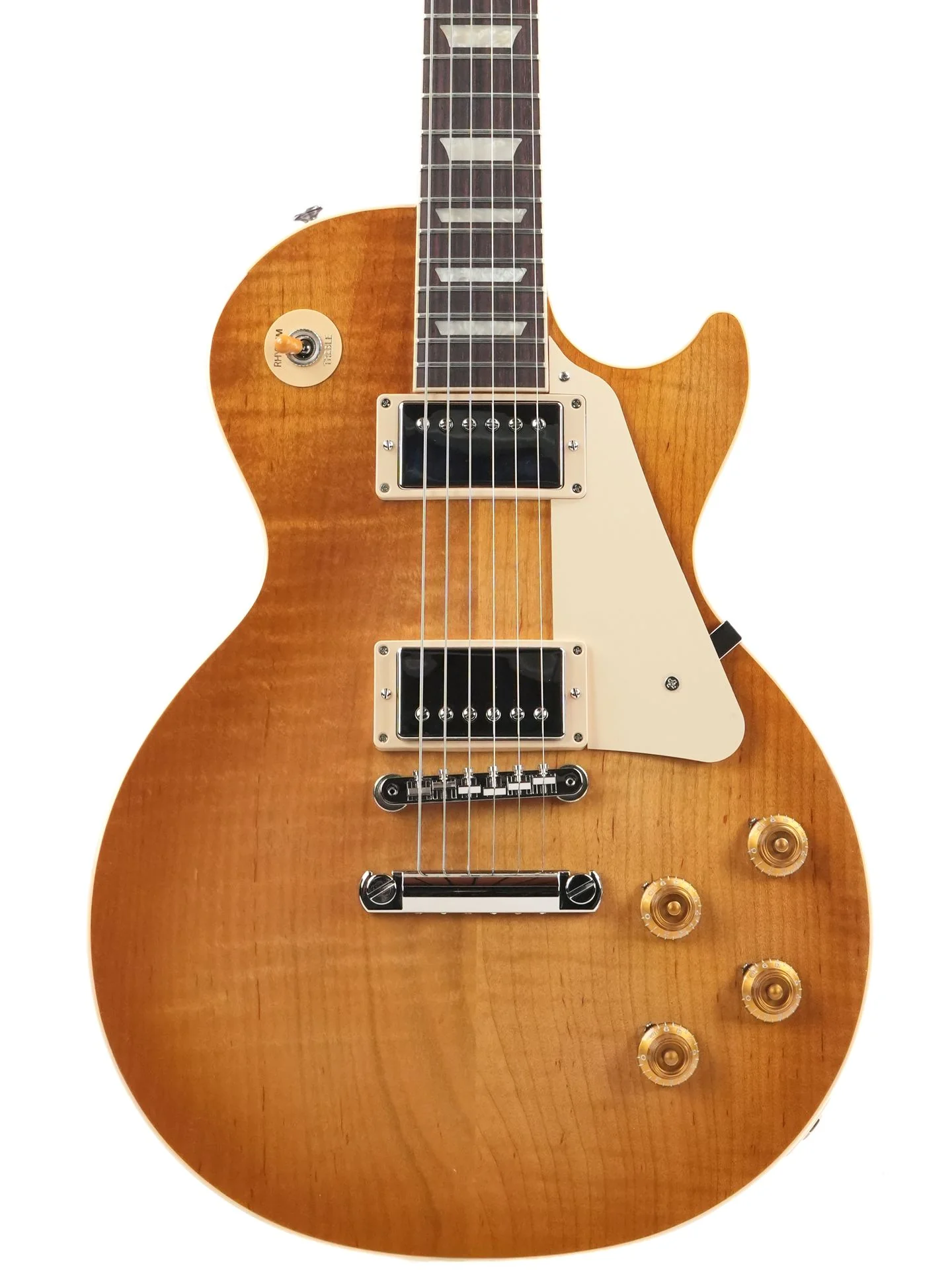 Gibson Les Paul Standard 50s Figured Top Dirty Lemon Burst Cherry Back - Image 5
