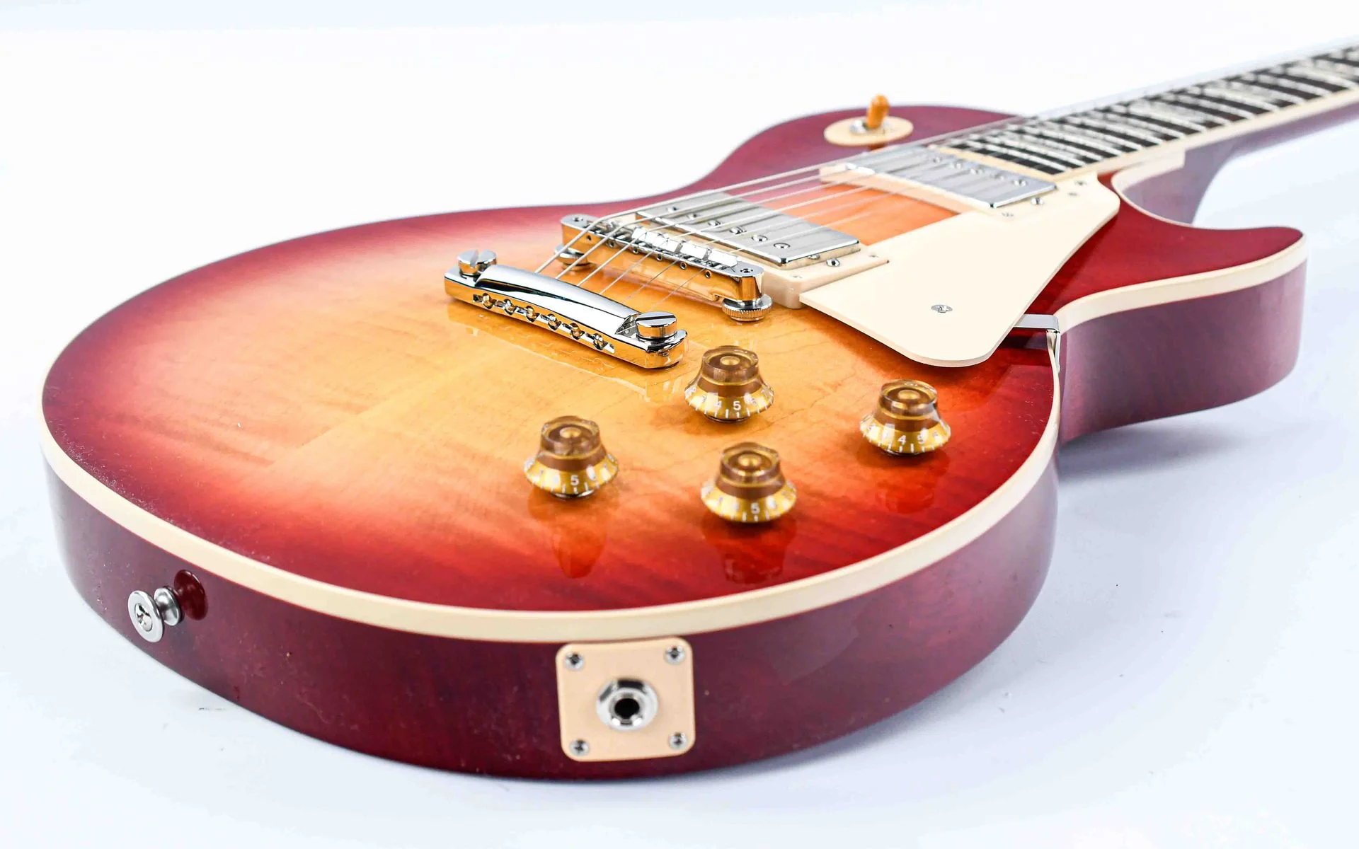 Gibson Les Paul Standard 50s Figured Top Heritage Cherry Sunburst - Image 11