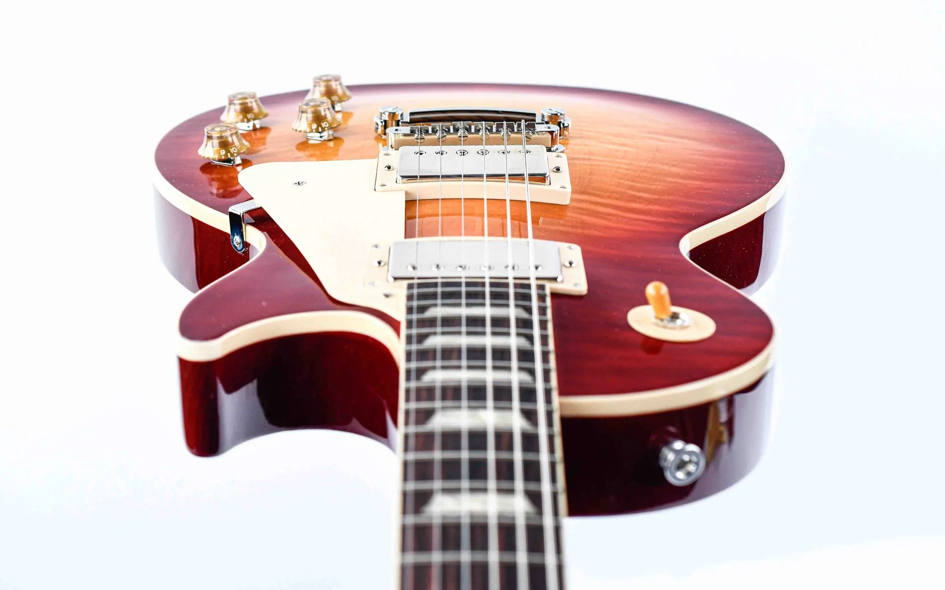 Gibson Les Paul Standard 50s Figured Top Heritage Cherry Sunburst - Image 12