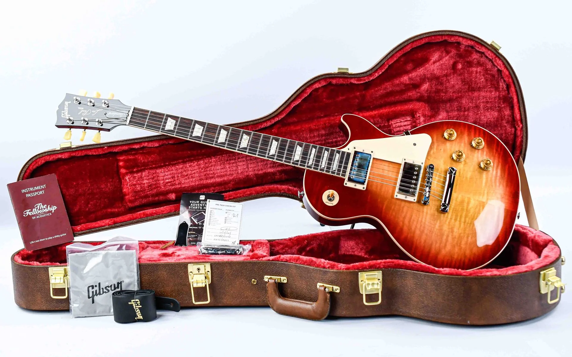 Gibson Les Paul Standard 50s Figured Top Heritage Cherry Sunburst - Image 3