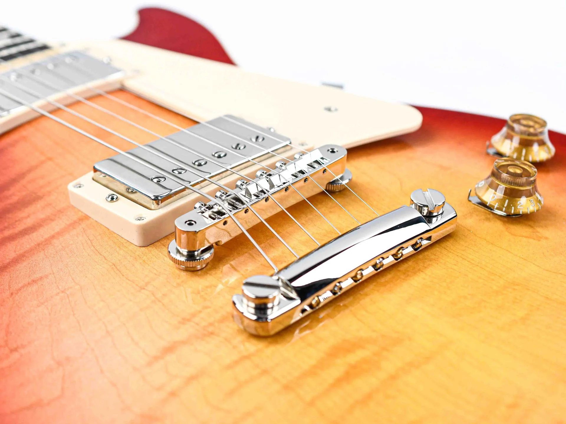 Gibson Les Paul Standard 50s Figured Top Heritage Cherry Sunburst - Image 7