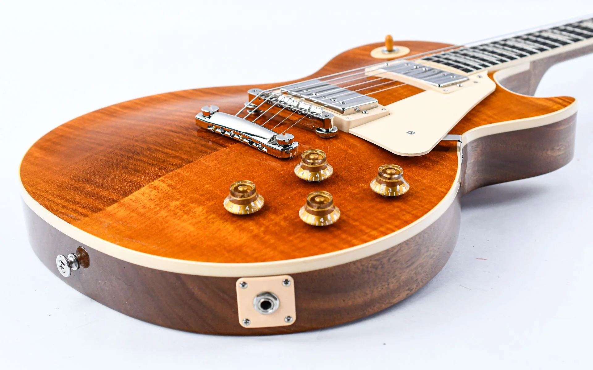Gibson Les Paul Standard 50s Figured Top Honey Amber - Image 11