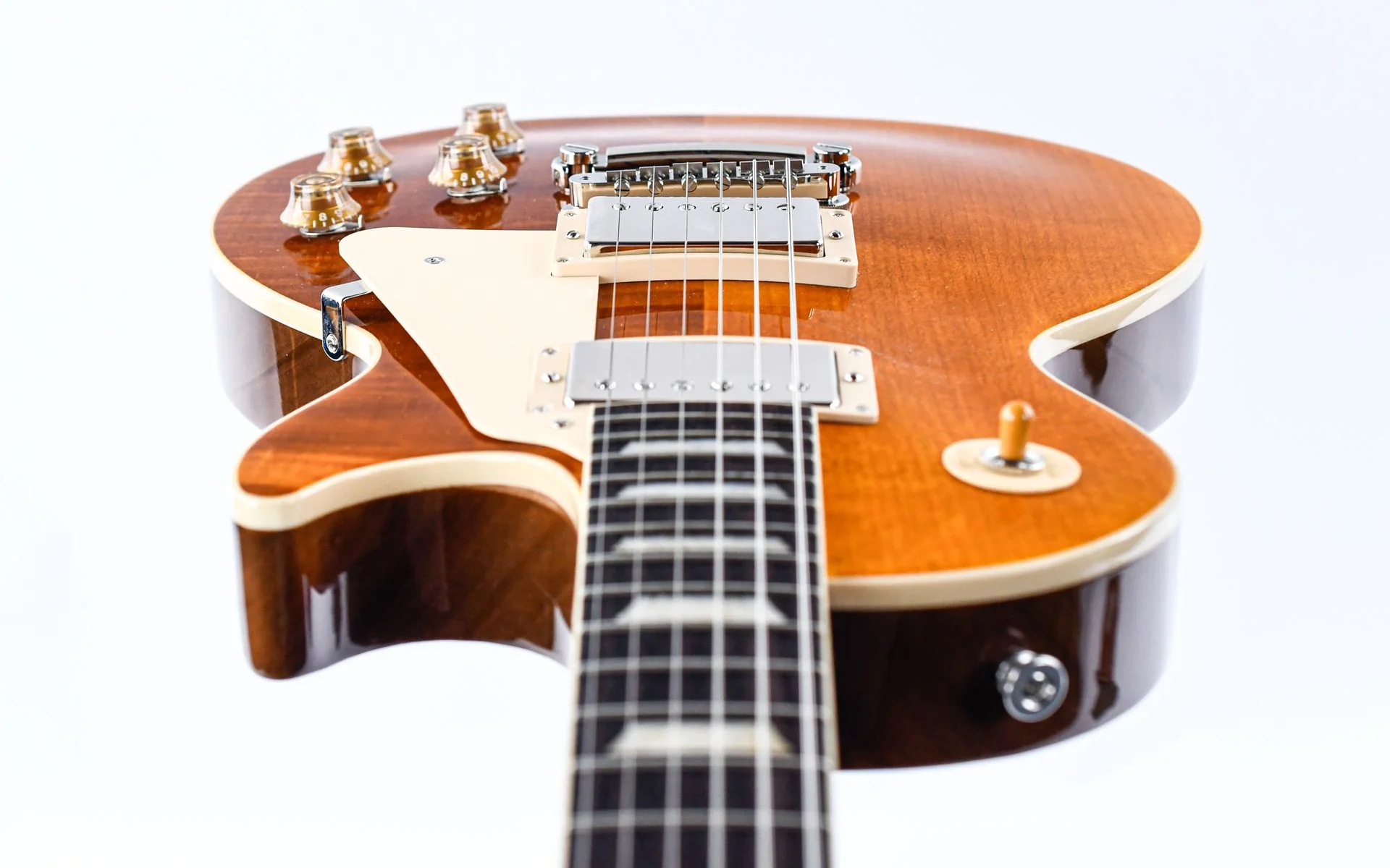 Gibson Les Paul Standard 50s Figured Top Honey Amber - Image 12