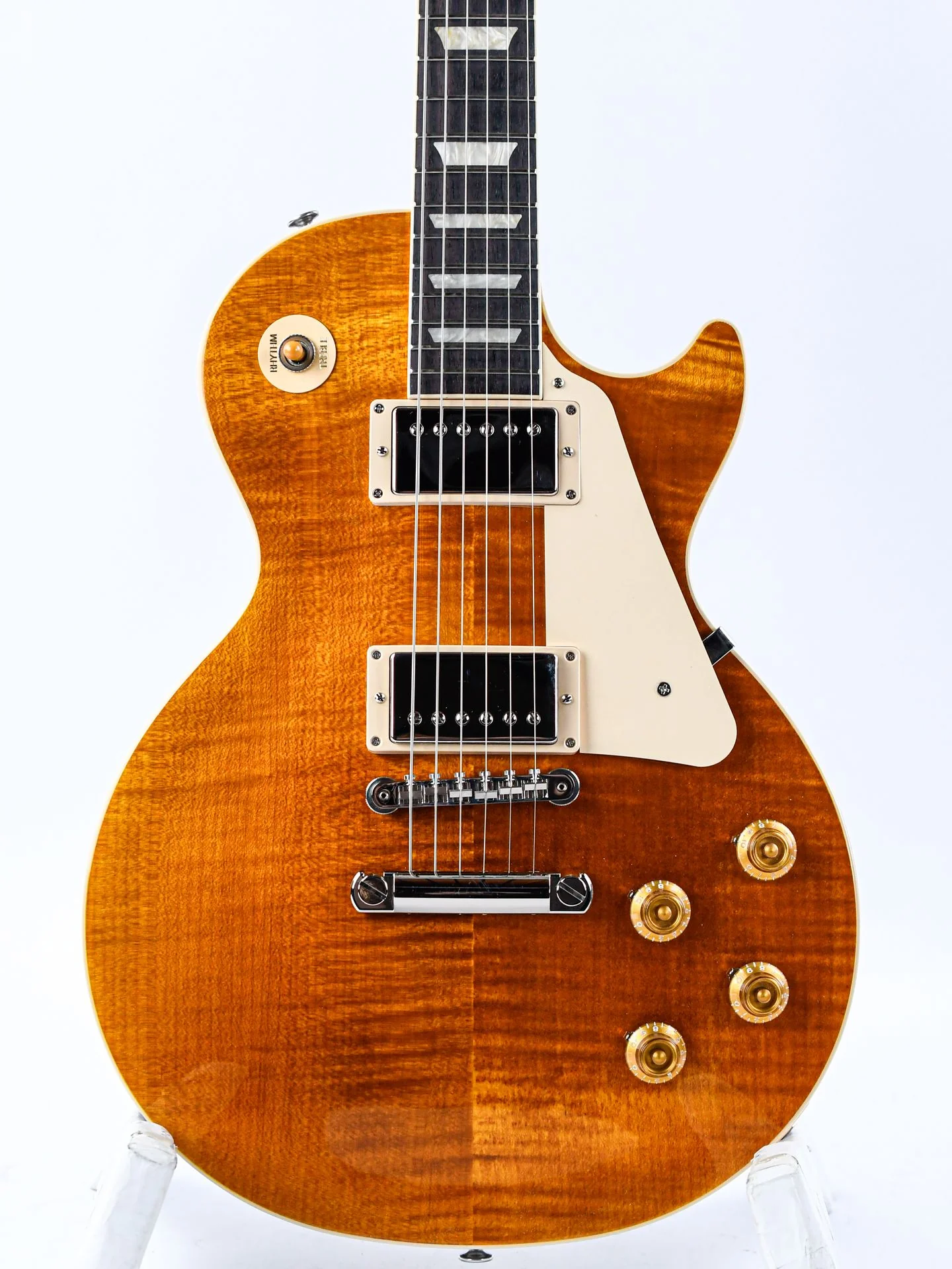 Gibson Les Paul Standard 50s Figured Top Honey Amber - Image 5