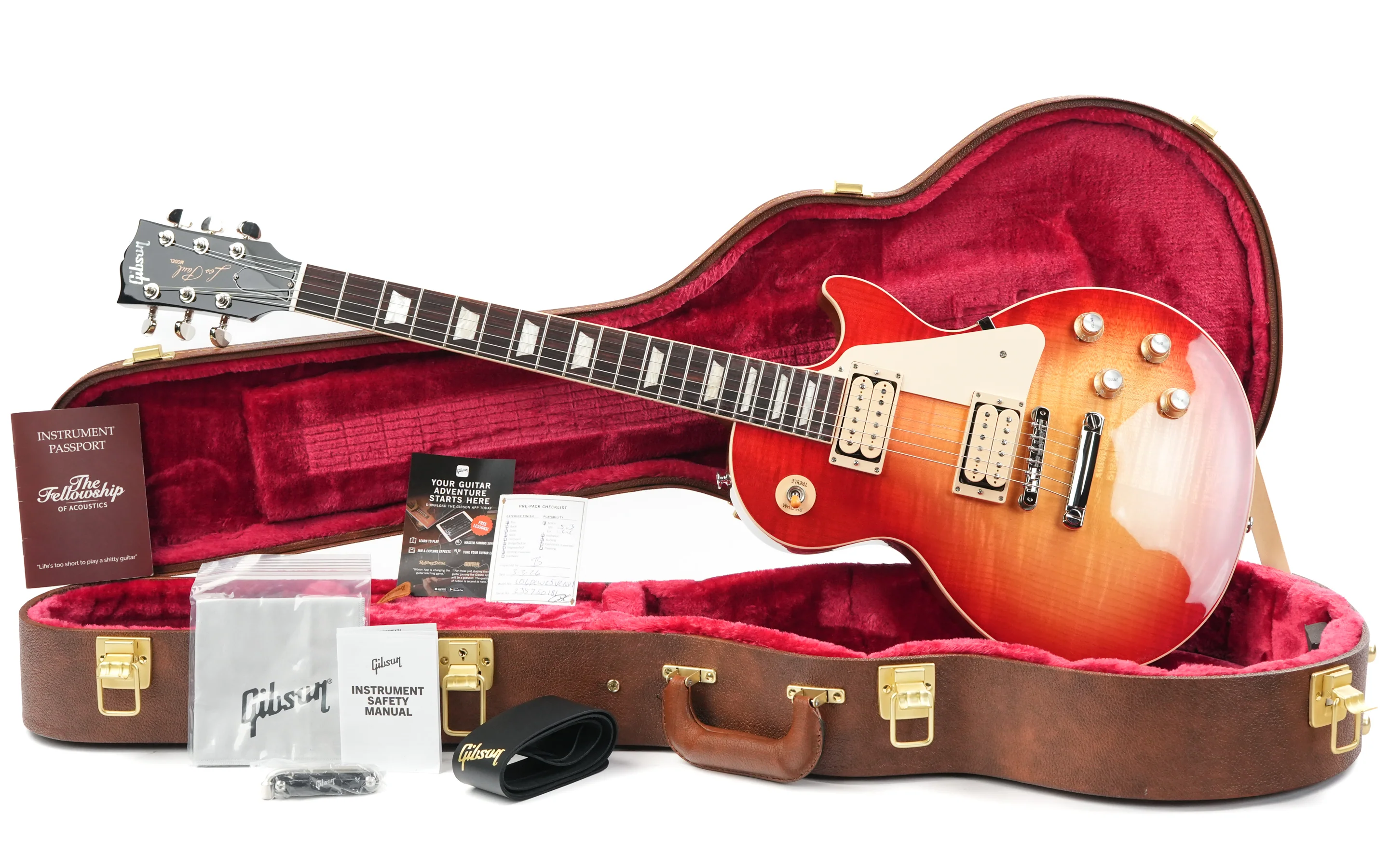 Gibson Les Paul Standard 60s Double Trouble Vintage Cherry Sunburst Gloss - Image 3