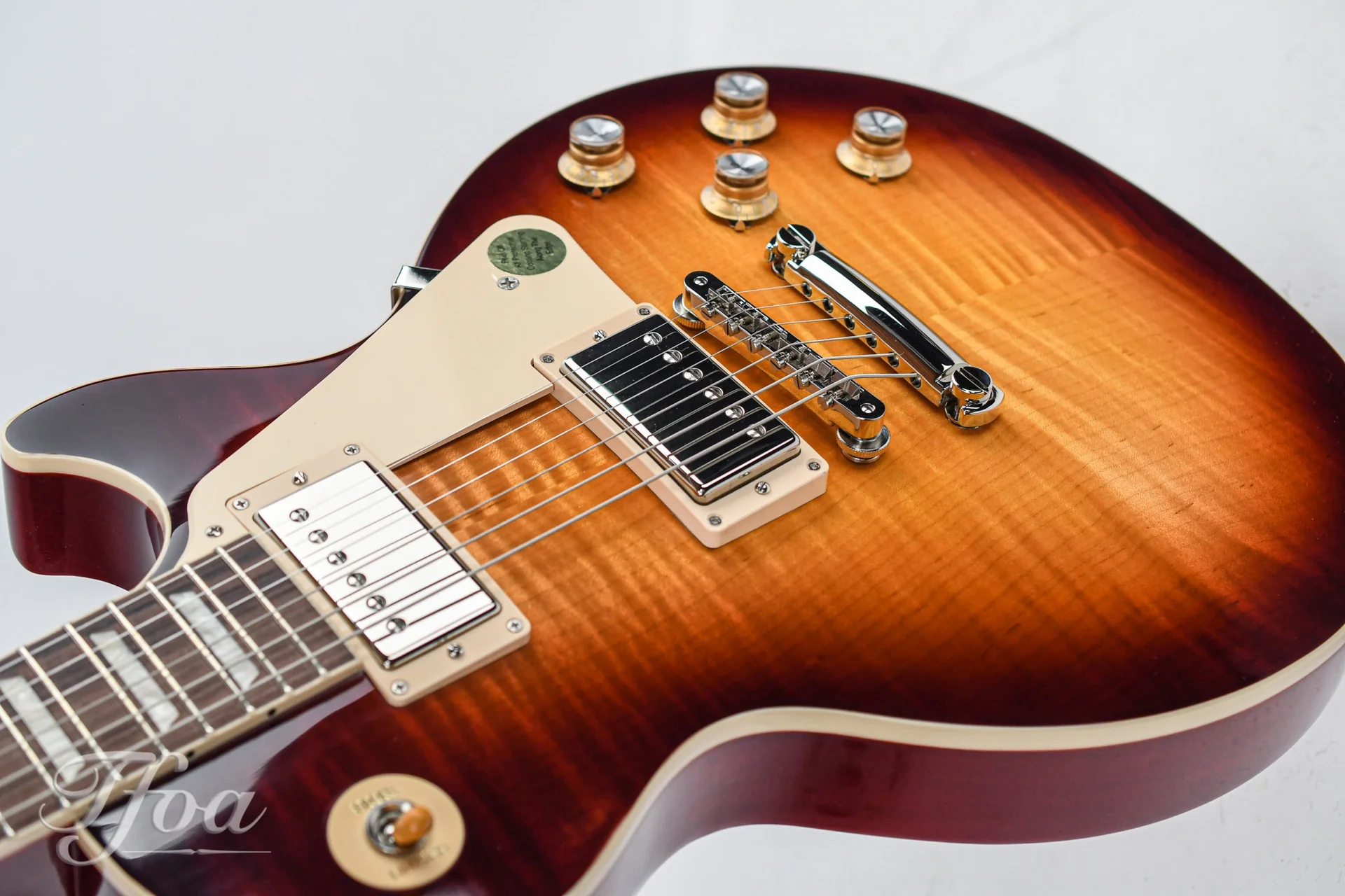 Gibson Les Paul Standard 60s Figured Top Bourbon Burst - Image 11