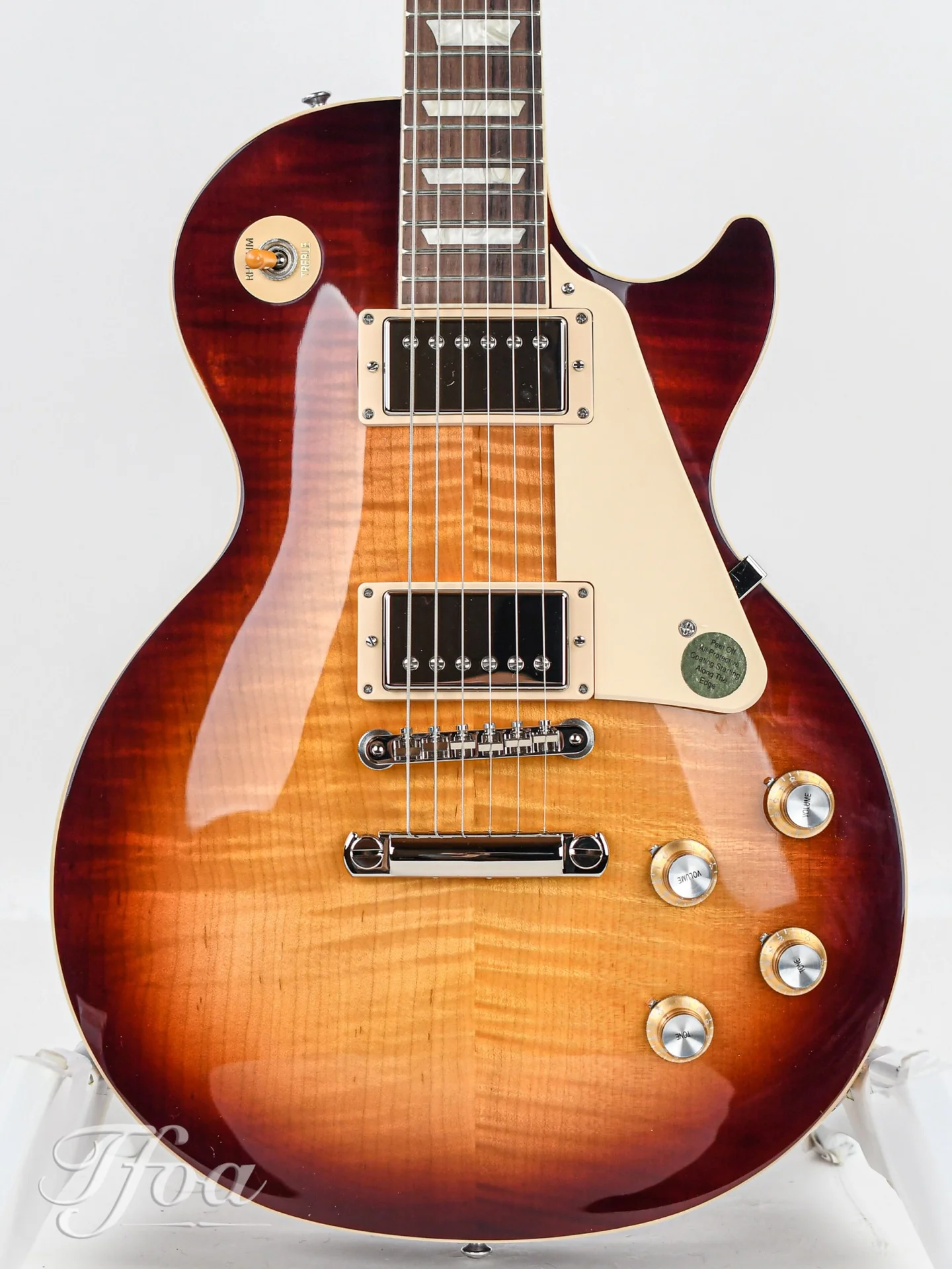 Gibson Les Paul Standard 60s Figured Top Bourbon Burst - Image 5