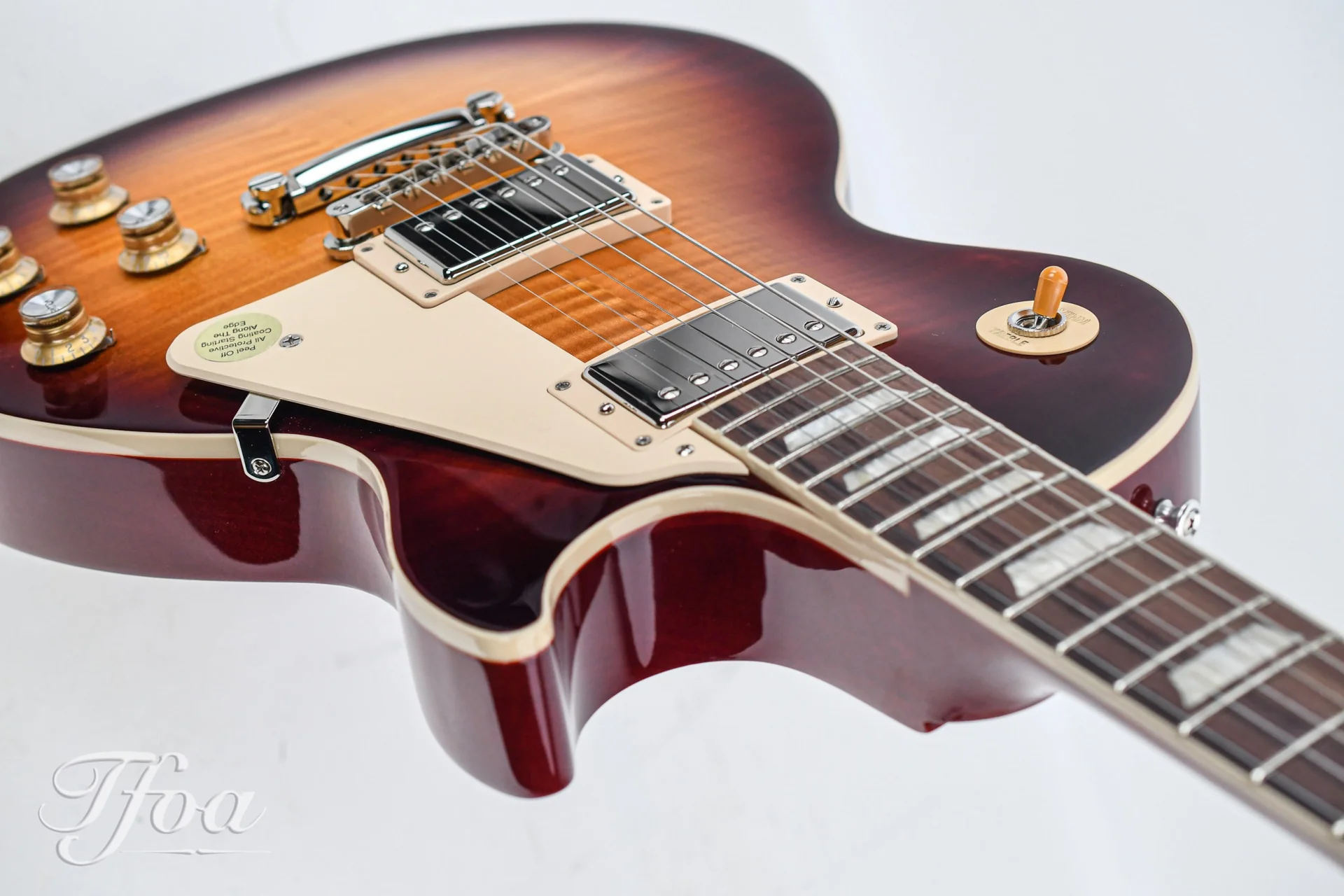 Gibson Les Paul Standard 60s Figured Top Bourbon Burst - Image 9