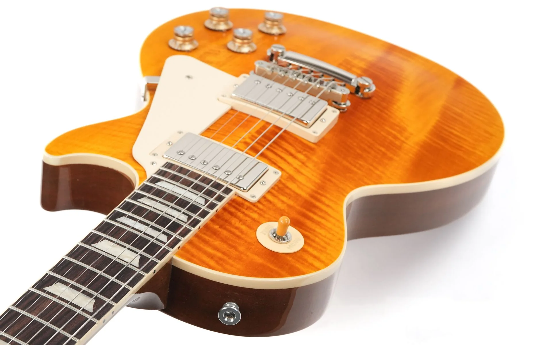 Gibson Les Paul Standard 60s Figured Top Honey Amber - Image 10