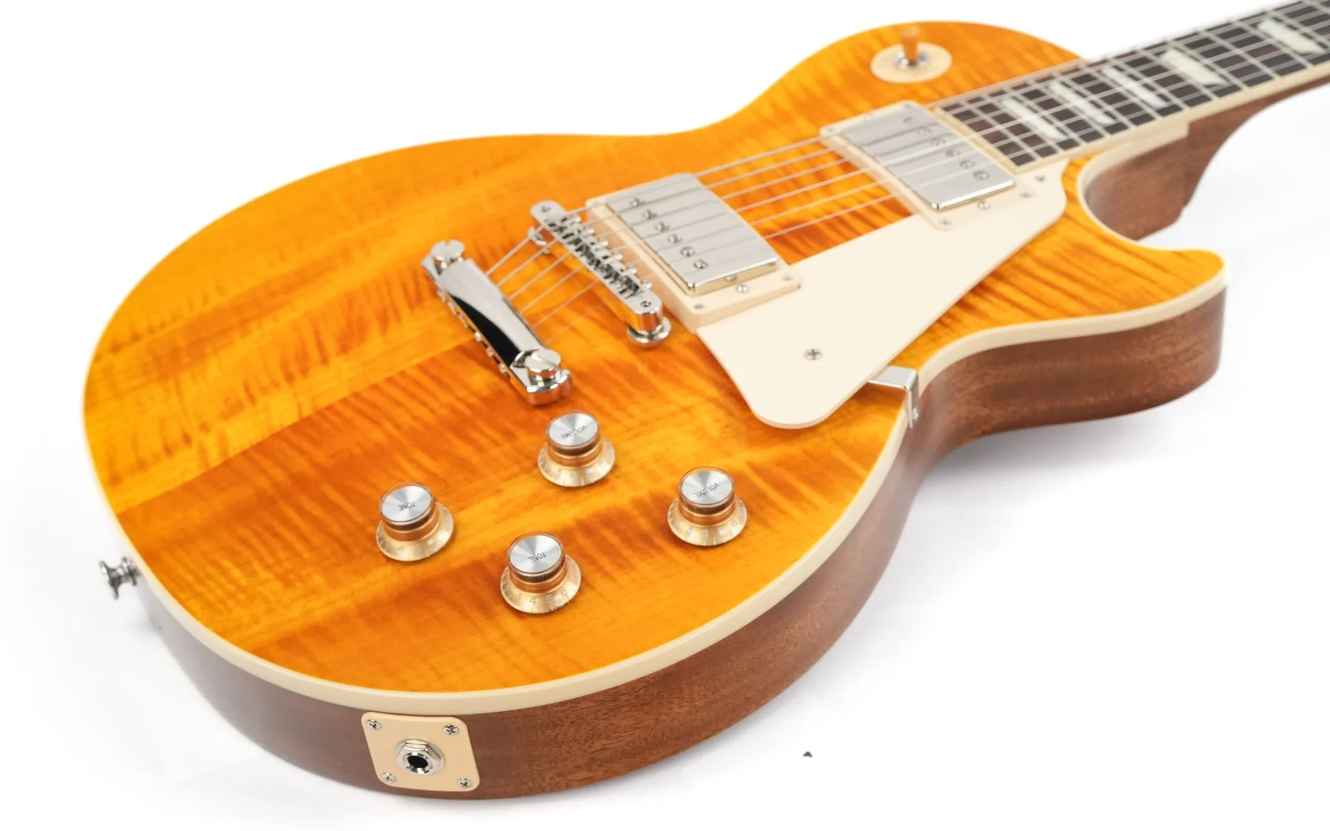 Gibson Les Paul Standard 60s Figured Top Honey Amber - Image 11