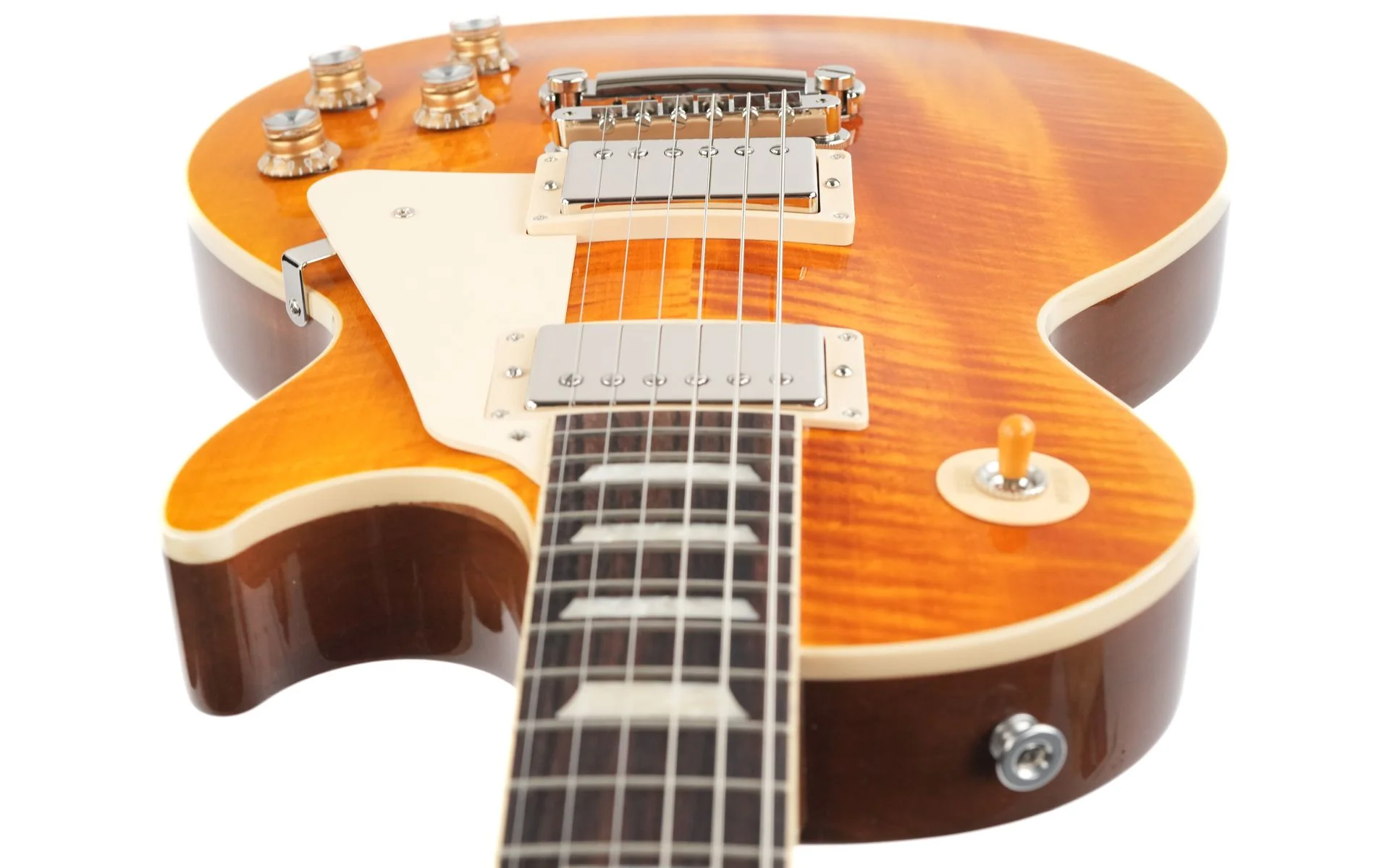 Gibson Les Paul Standard 60s Figured Top Honey Amber - Image 12