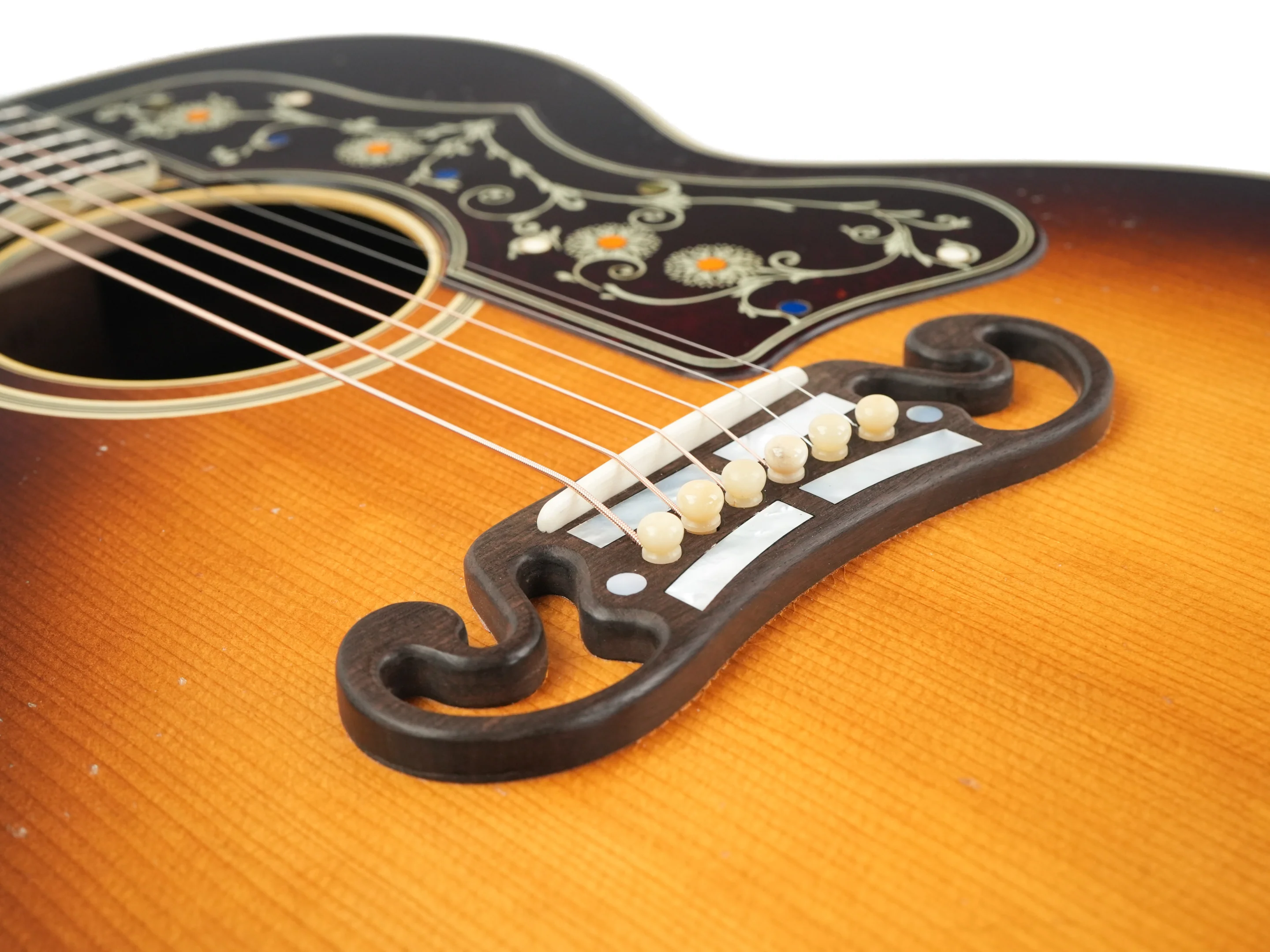Gibson Prewar SJ200 Rosewood Light Aged Vintage Sunburst - Image 7