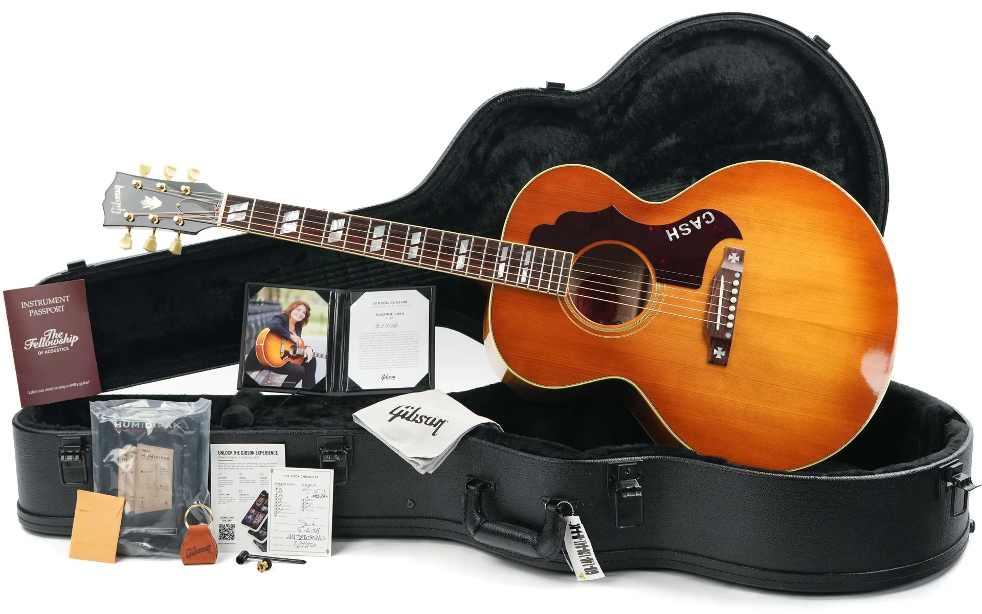Gibson Rosanne Cash J185 Heritage Cherry Sunburst 2024 - Image 3