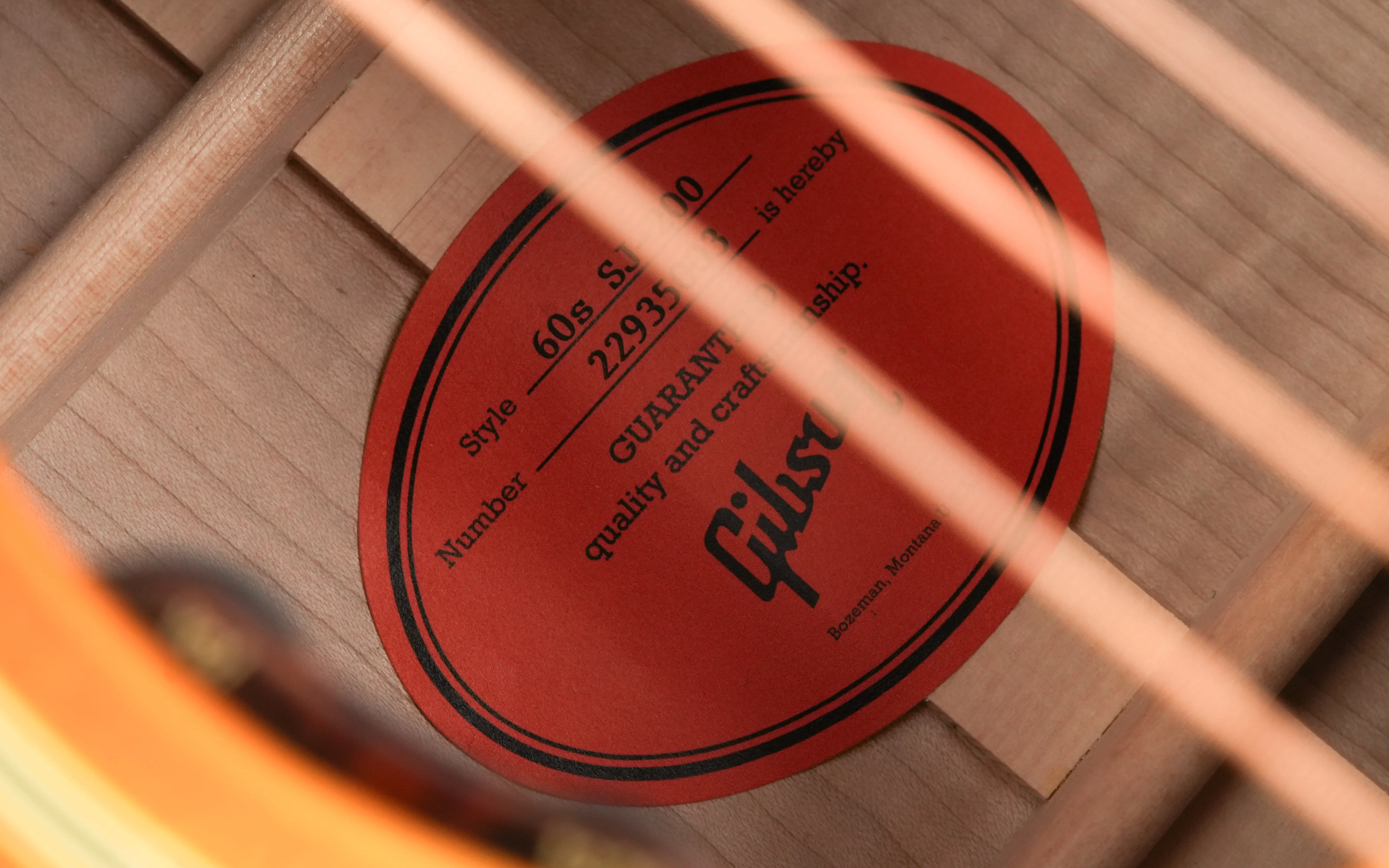 Gibson SJ200 60s Original Heritage Cherry Sunburst - Image 11