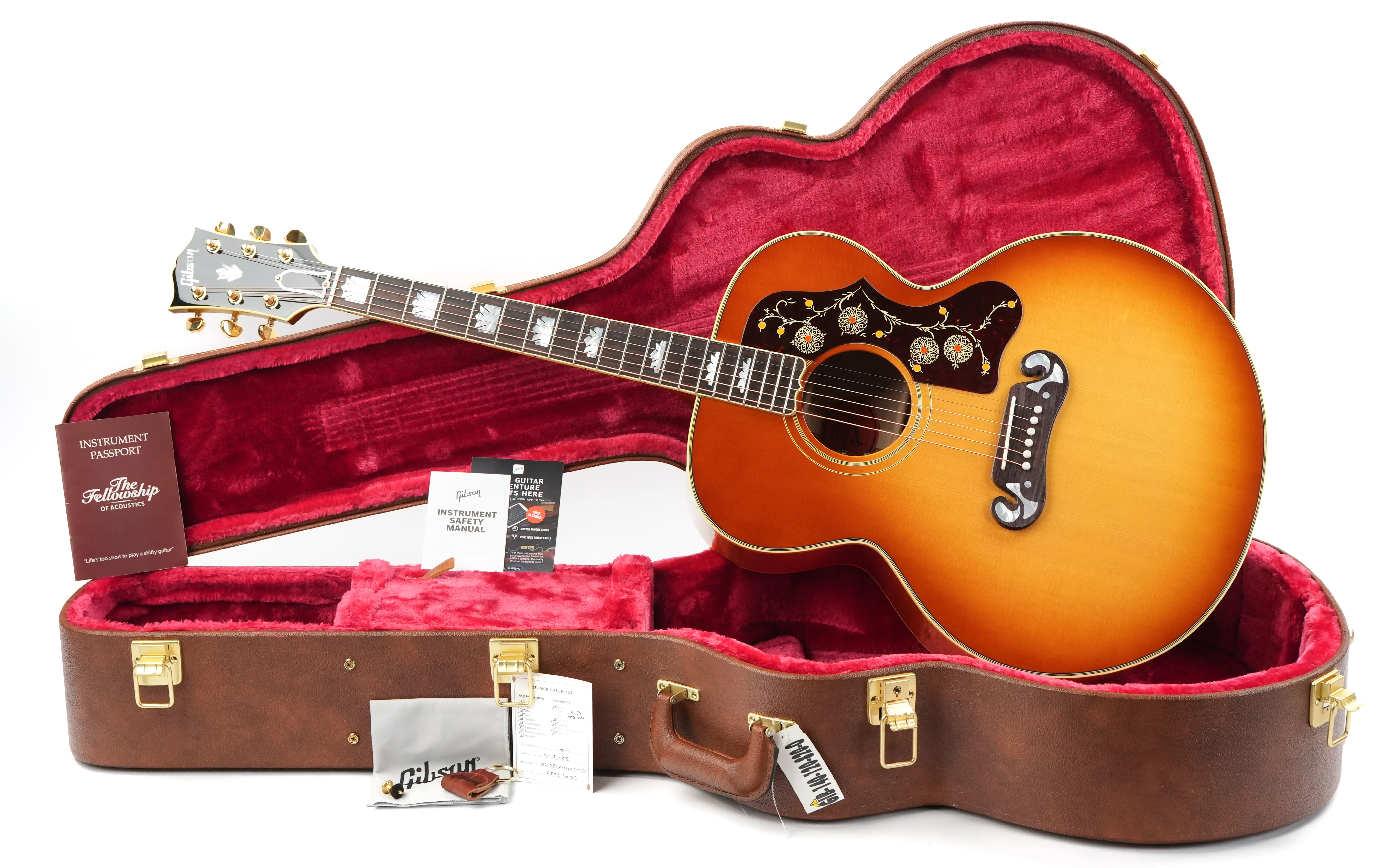 Gibson SJ200 60s Original Heritage Cherry Sunburst - Image 3