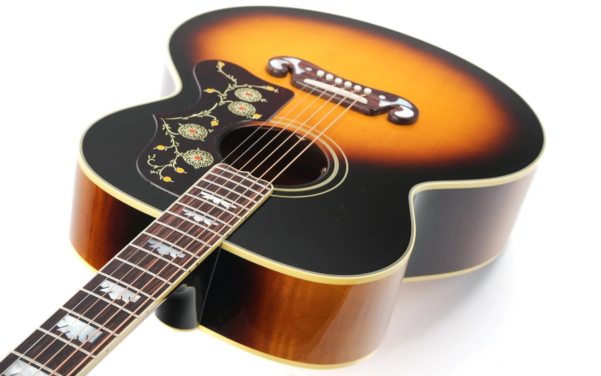 Gibson SJ200 60s Original Vintage Sunburst #23145015 - Image 10