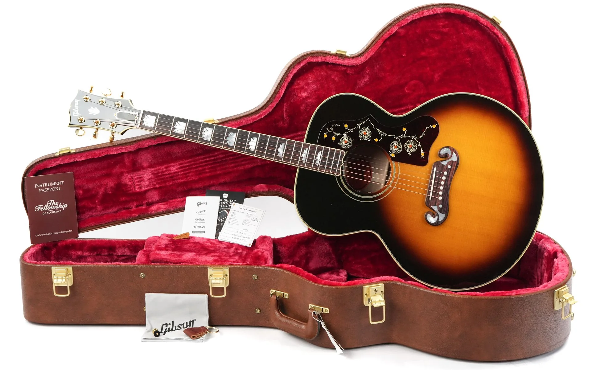 Gibson SJ200 60s Original Vintage Sunburst #23145015 - Image 3