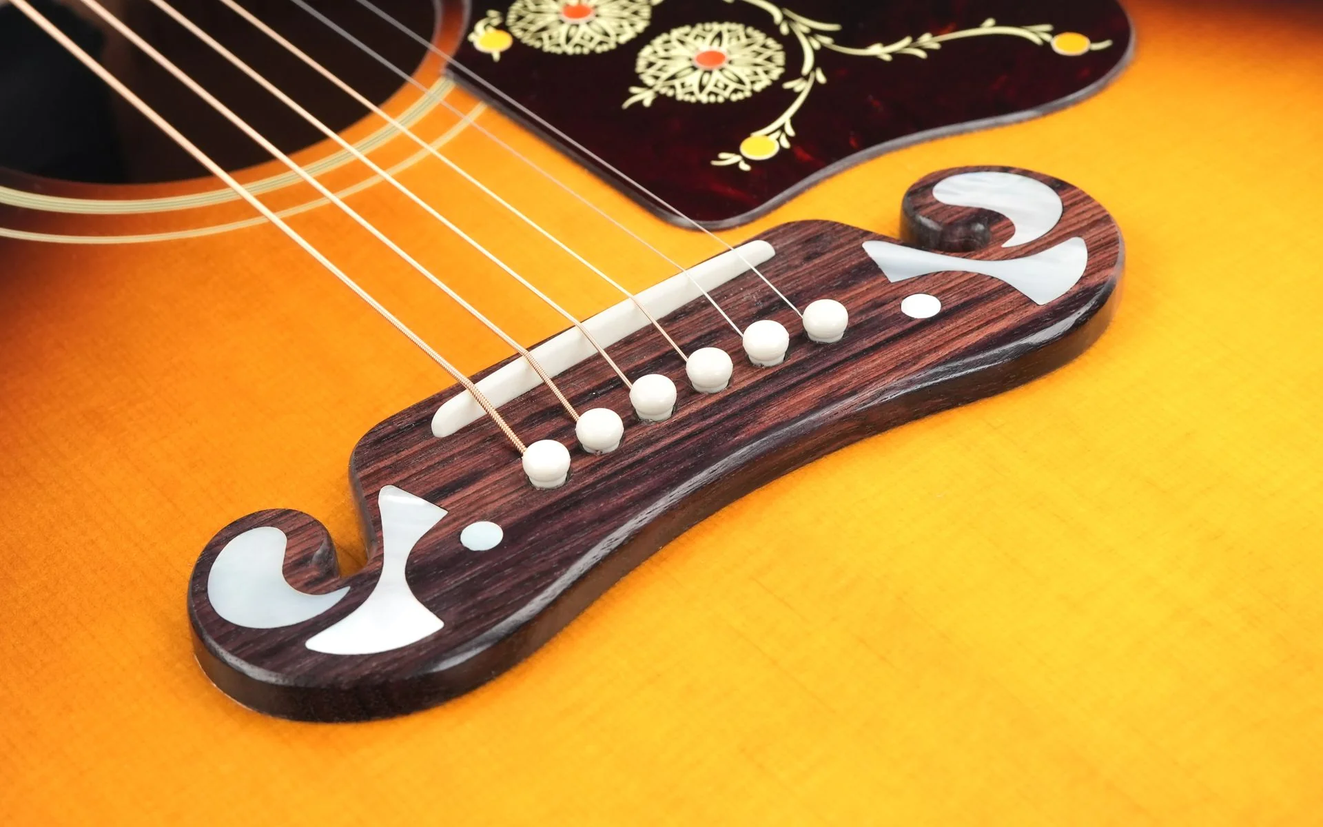 Gibson SJ200 60s Original Vintage Sunburst #23145015 - Image 7