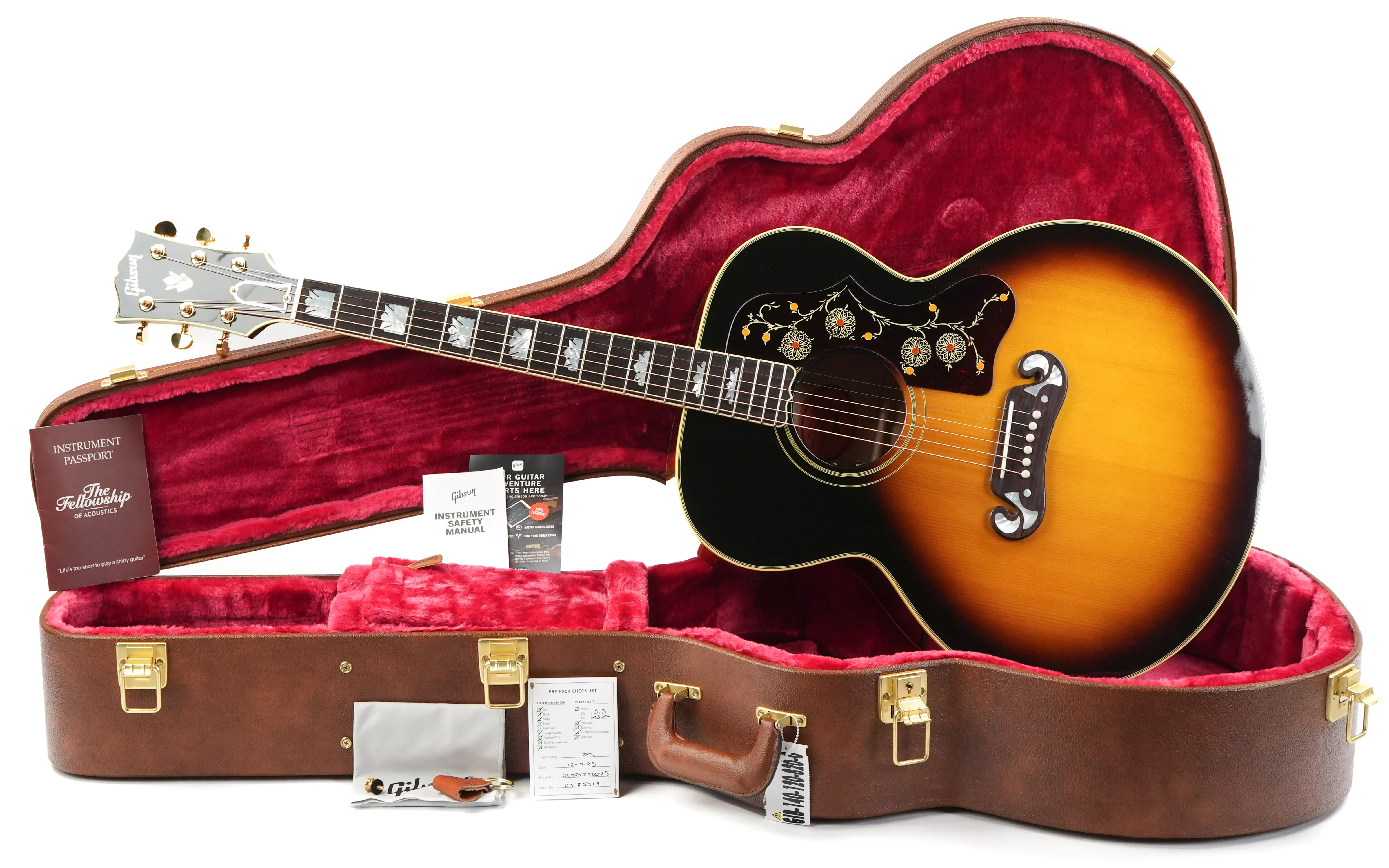 Gibson SJ200 60s Original Vintage Sunburst #23185019 - Image 3