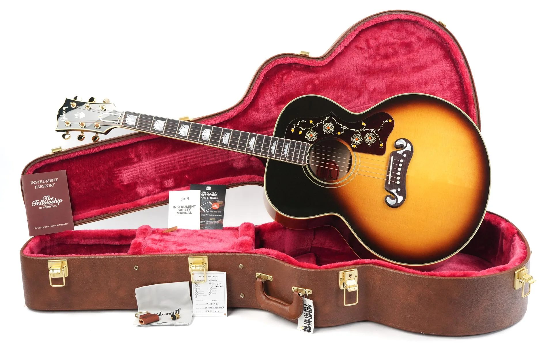 Gibson SJ200 60s Original Vintage Sunburst - Image 3