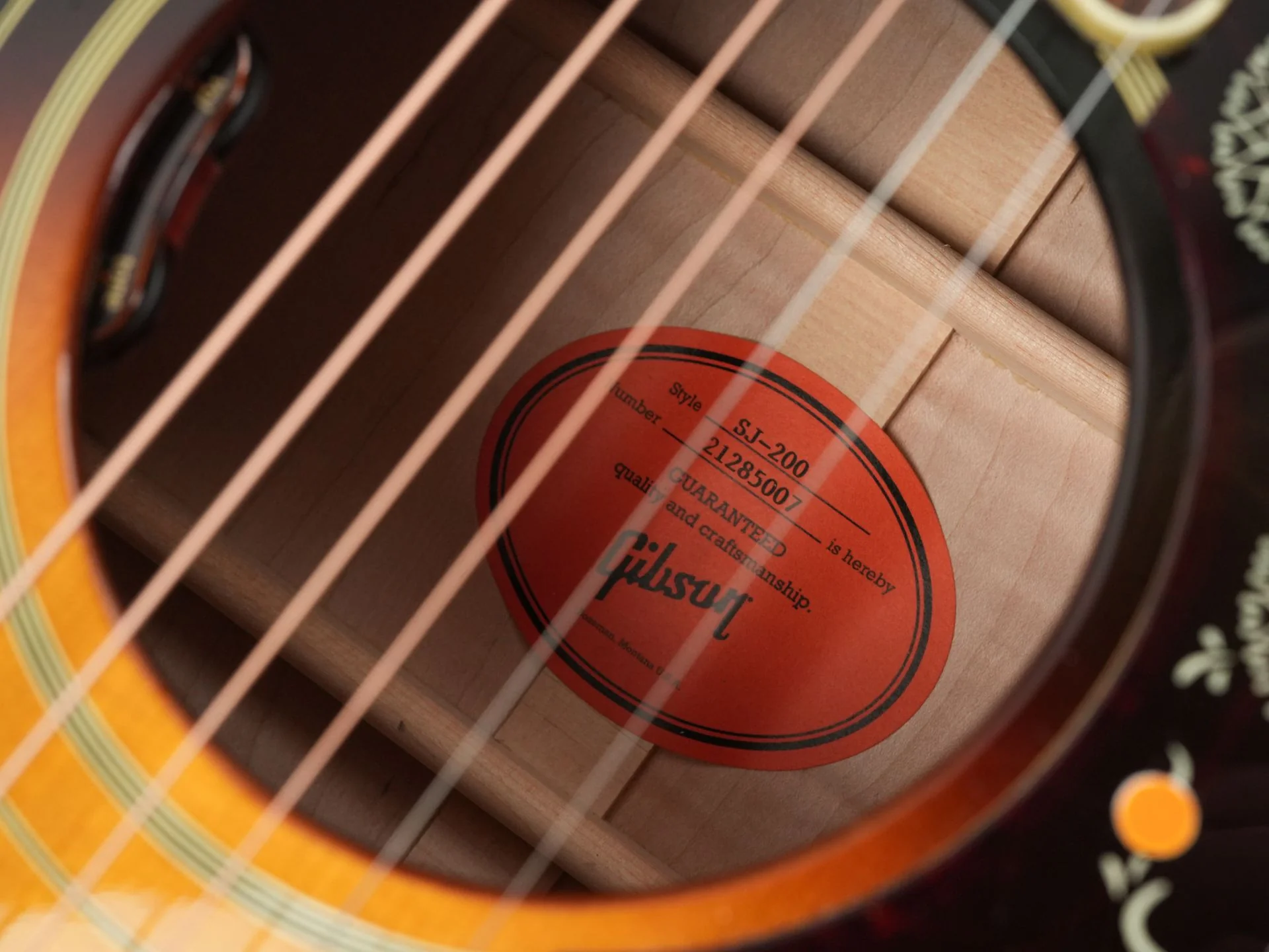 Gibson SJ200 Original Vintage Sunburst #21285007 - Image 11